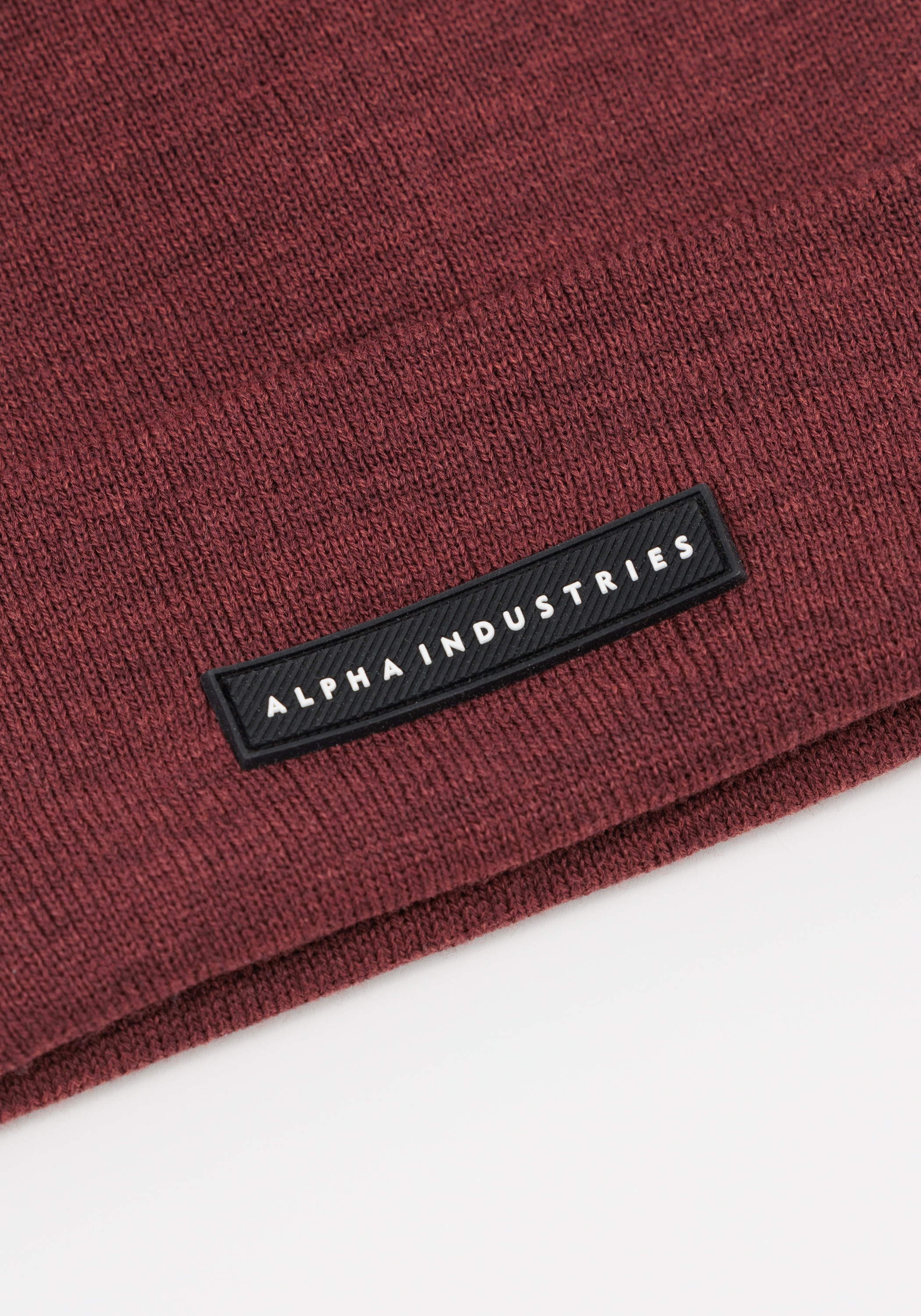 Alpha Industries Skimütze »Rubber Logo Beanie«