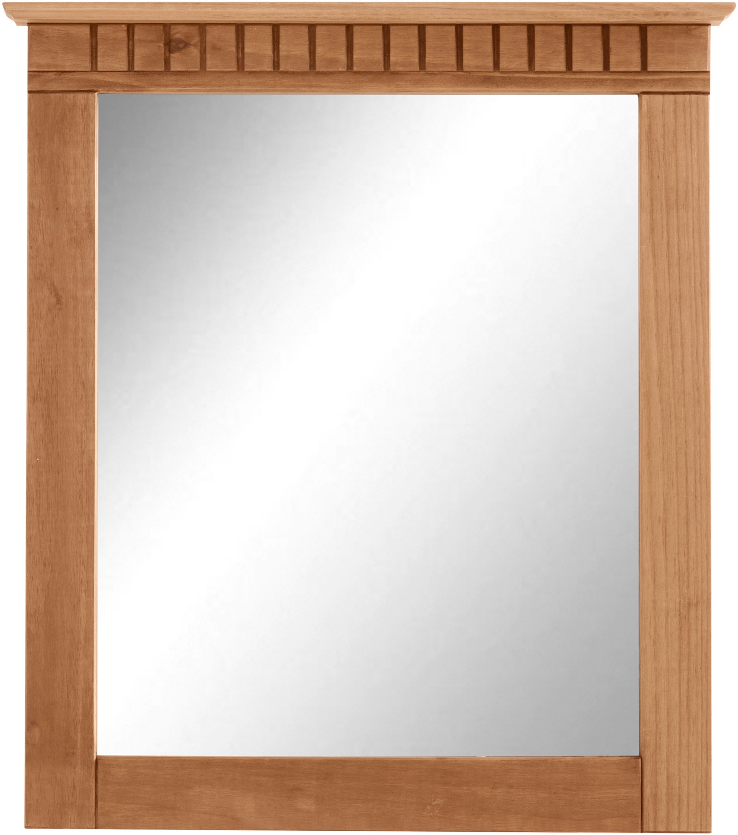 GOODproduct Garderobenspiegel »Lisa« mit dekorativen Fräsungen, Spiegelfläche ca. 44 x 56 cm