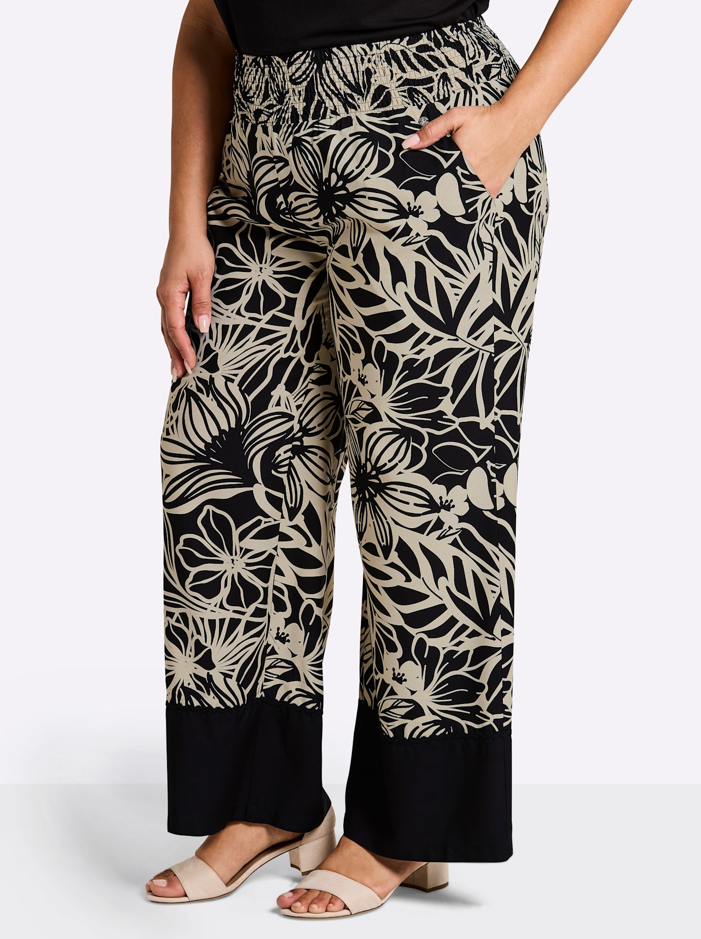 Sheego Pantalon à enfiler