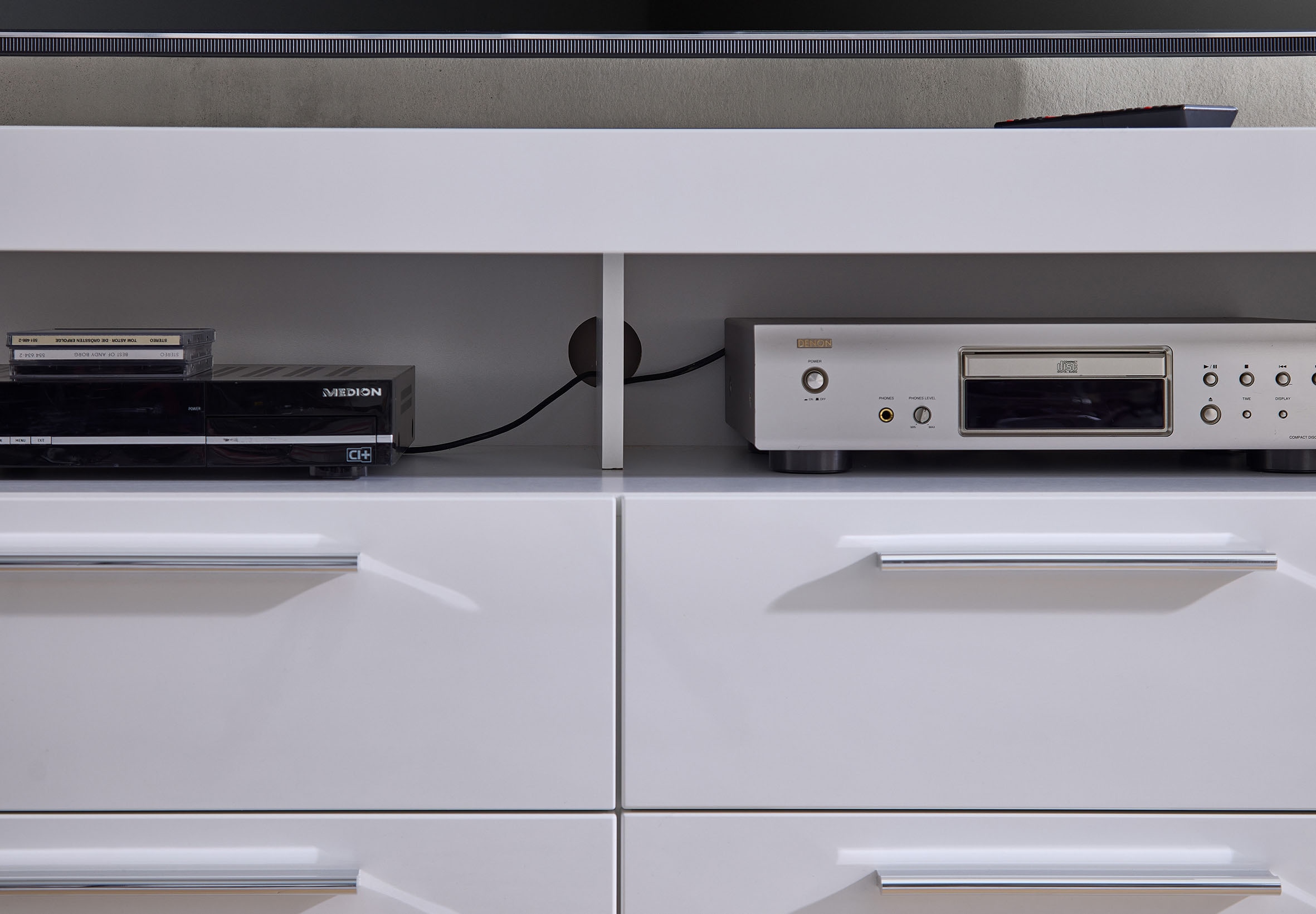 Stolkom Meuble TV »Goal TV Lowboard, B/H/T 179x67x 44 cm« 1 cuis tlg. %RESET$