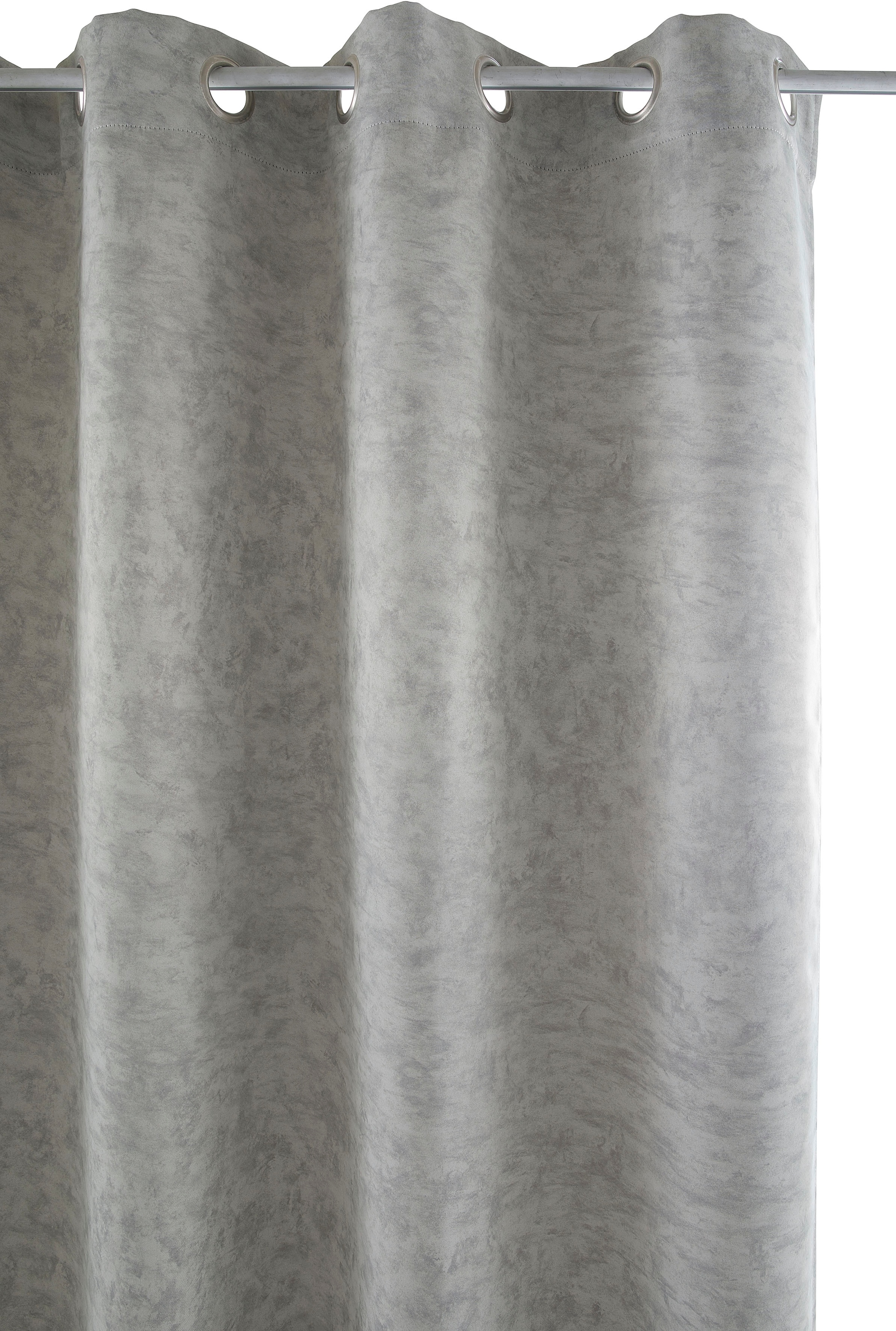 my home Vorhang »MARMOR« Ösen 1 Stk. tlg. blickdicht, monochrom, verschiedene Grössen