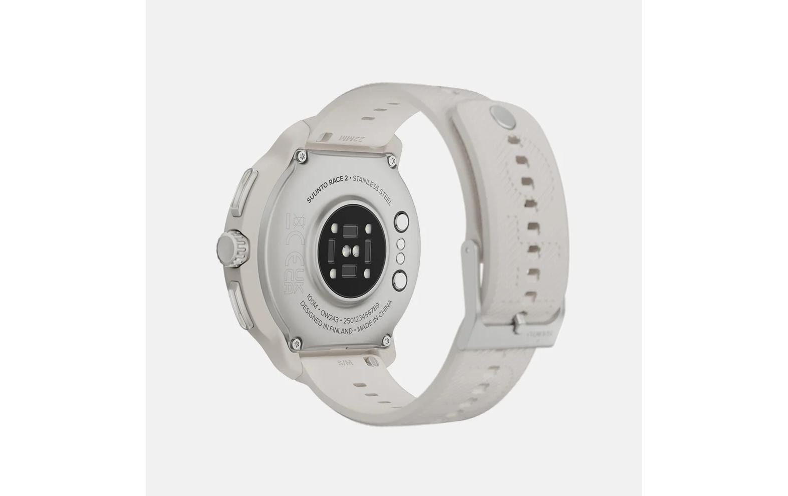 Suunto Fitnessuhr »Race 2 1,5 Zoll, Feather Gray«(/ 1,5 ″)