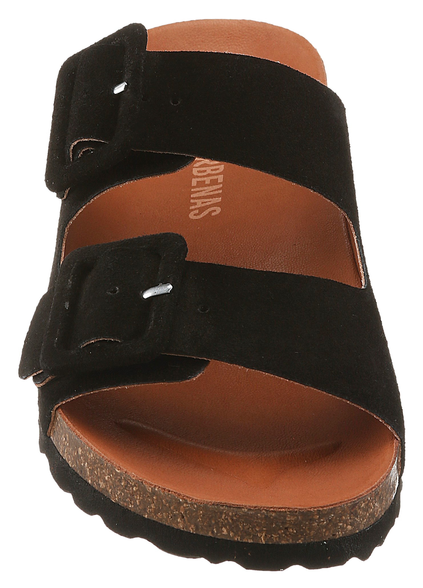 VERBENAS Pantolette »Randell Velour«  chaussure d'été, ballerine, chausson avec semelle intérieure souple