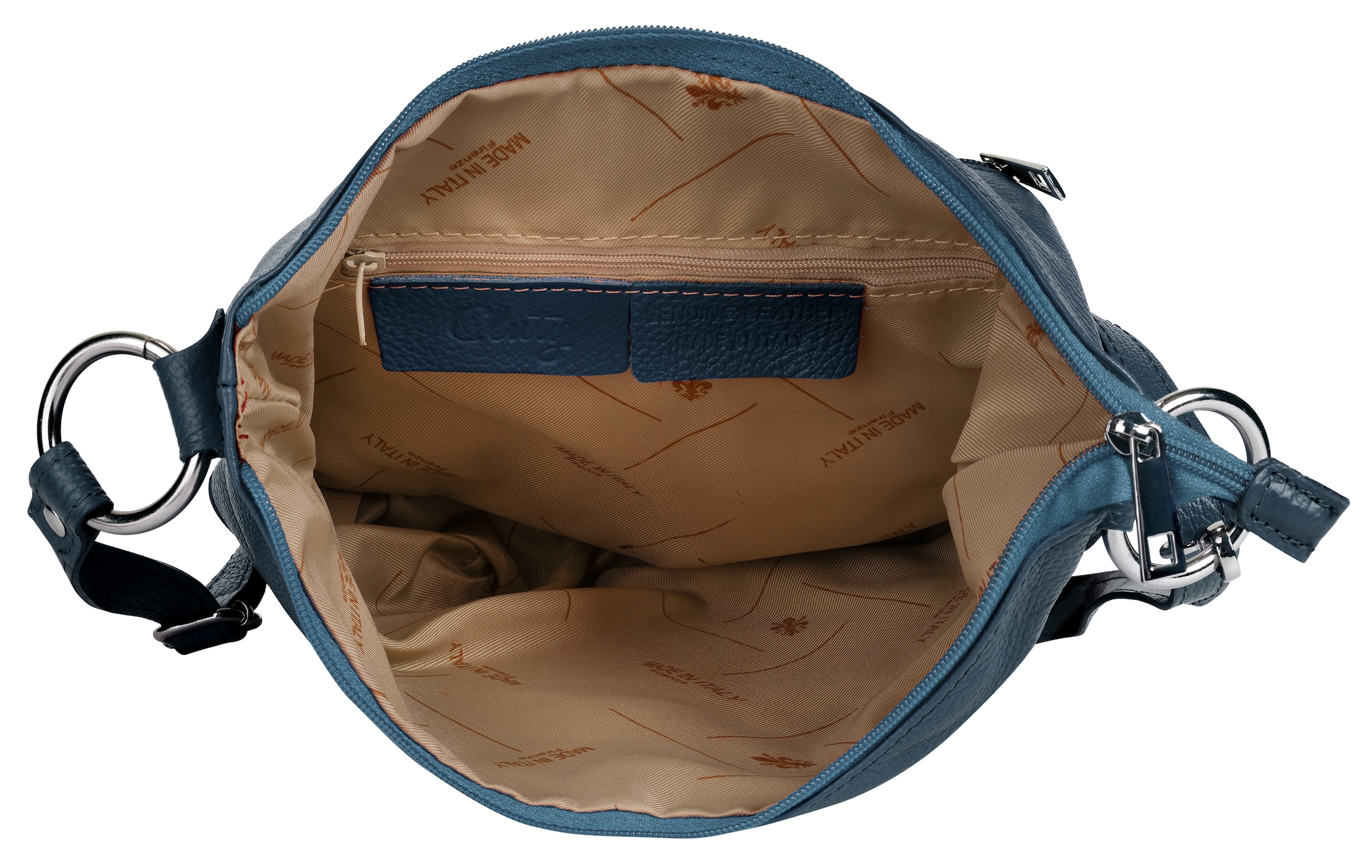 Cluty Umhängetasche »CLUTY Damen echt Leder, Made in Italy« echt Leder, Made in Italy