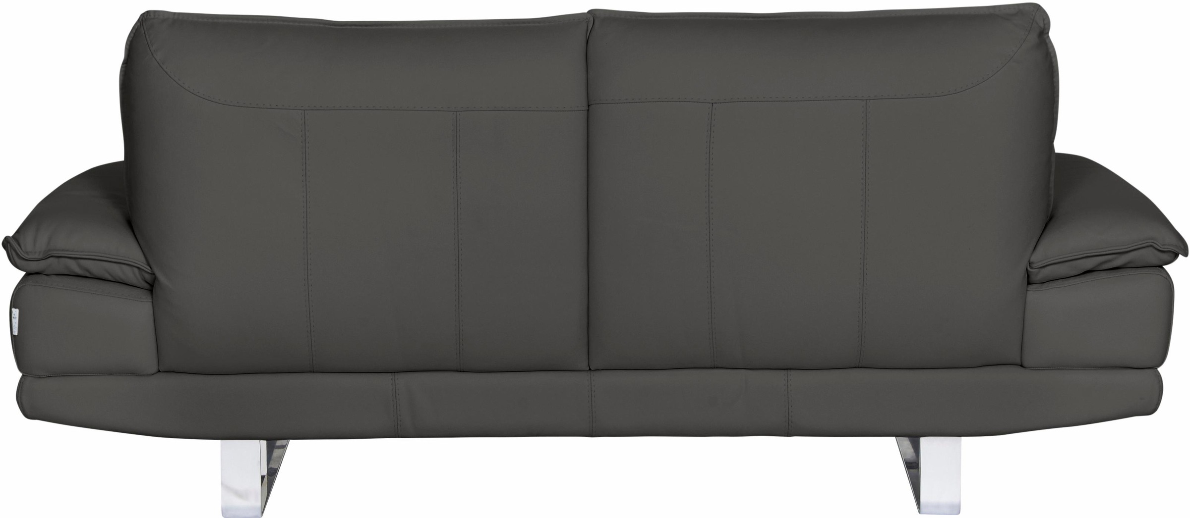 CALIA ITALIA 2,5-Sitzer »Dave, Sitzkomfort der Extraklasse, extra bequeme Armlehnen« mit Kufenfuss, in zwei Lederqualitäten