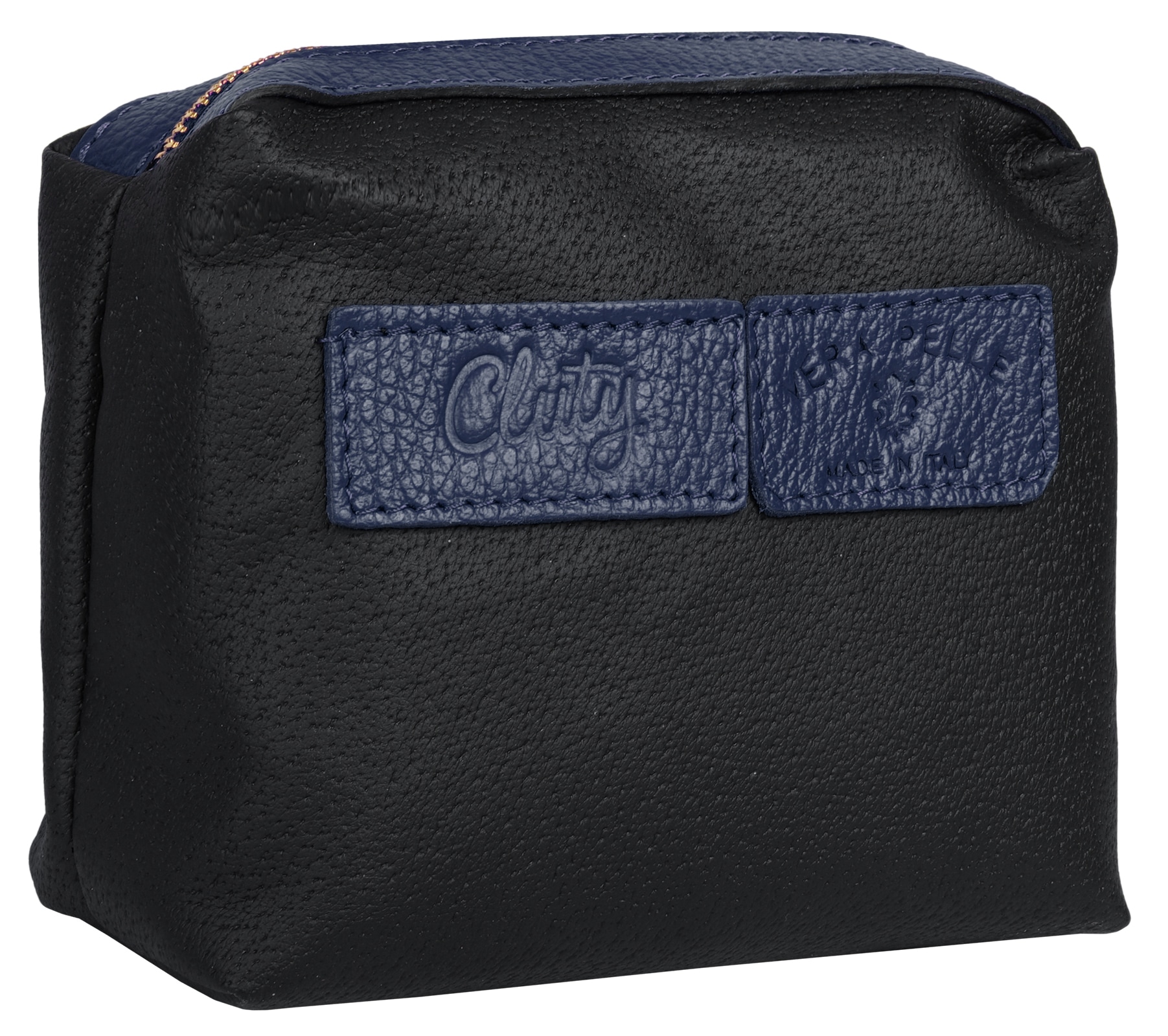 Cluty Umhängetasche echt Leder, Made in Italy