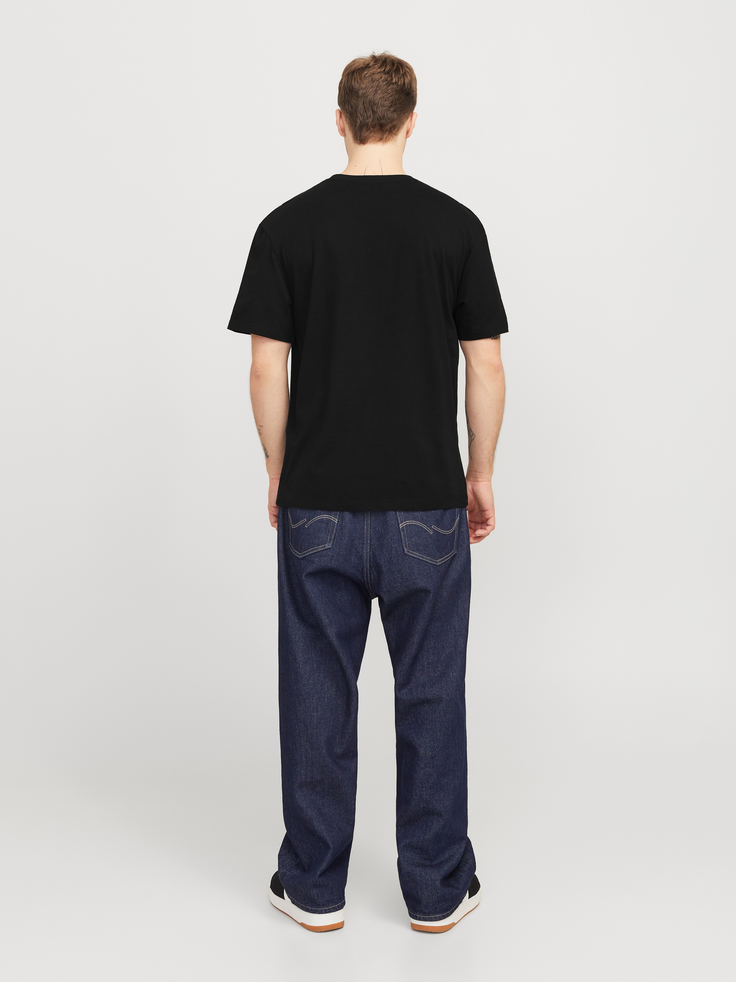 Jack & Jones Rundhalsshirt »JJEBRYAN CORP LOGO TEE SS O-NECK NOOS« mit Logo Druck