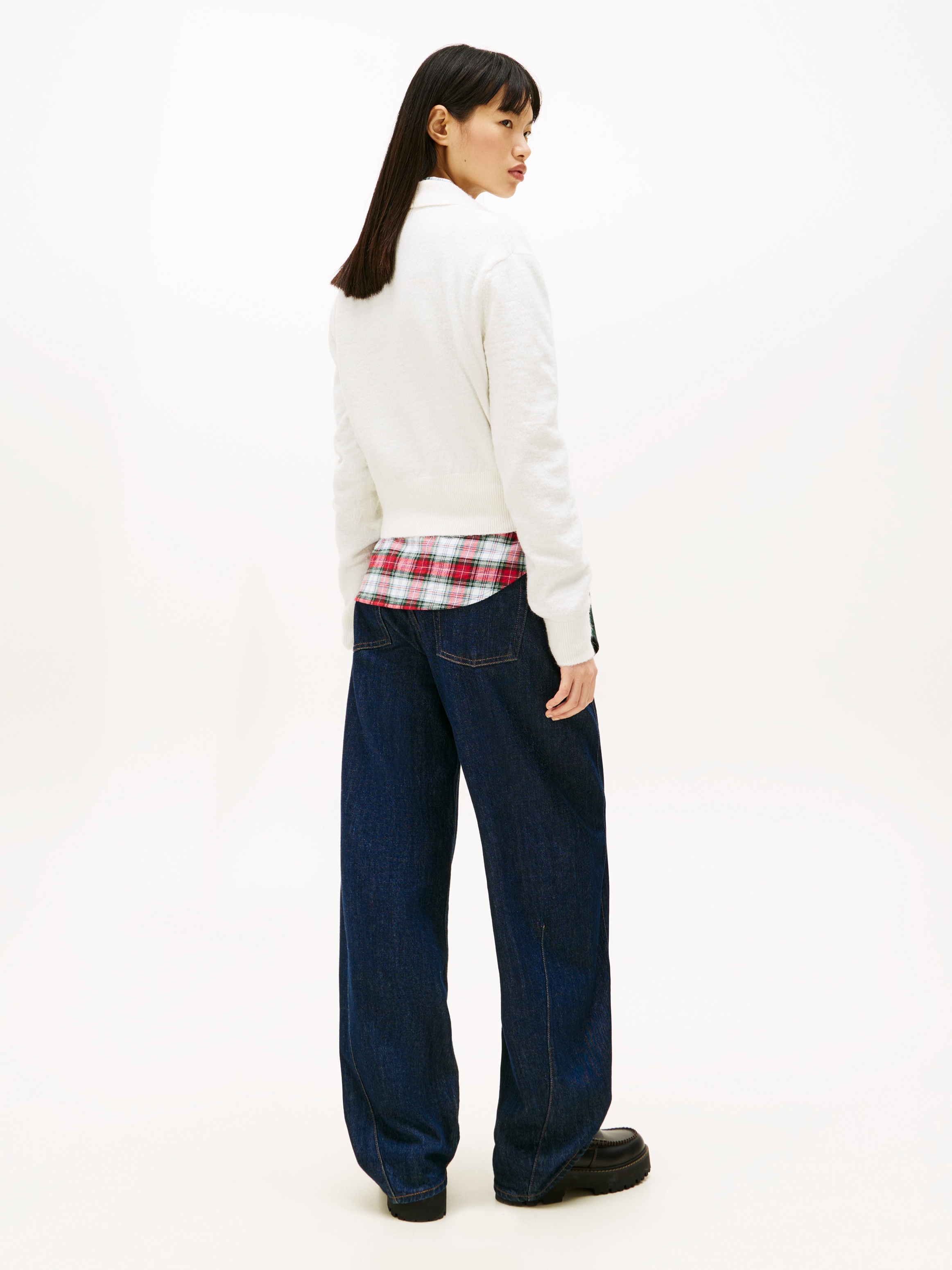 Tommy Jeans Pull en tricot »TJW FLUFFY POLO SWEATER«