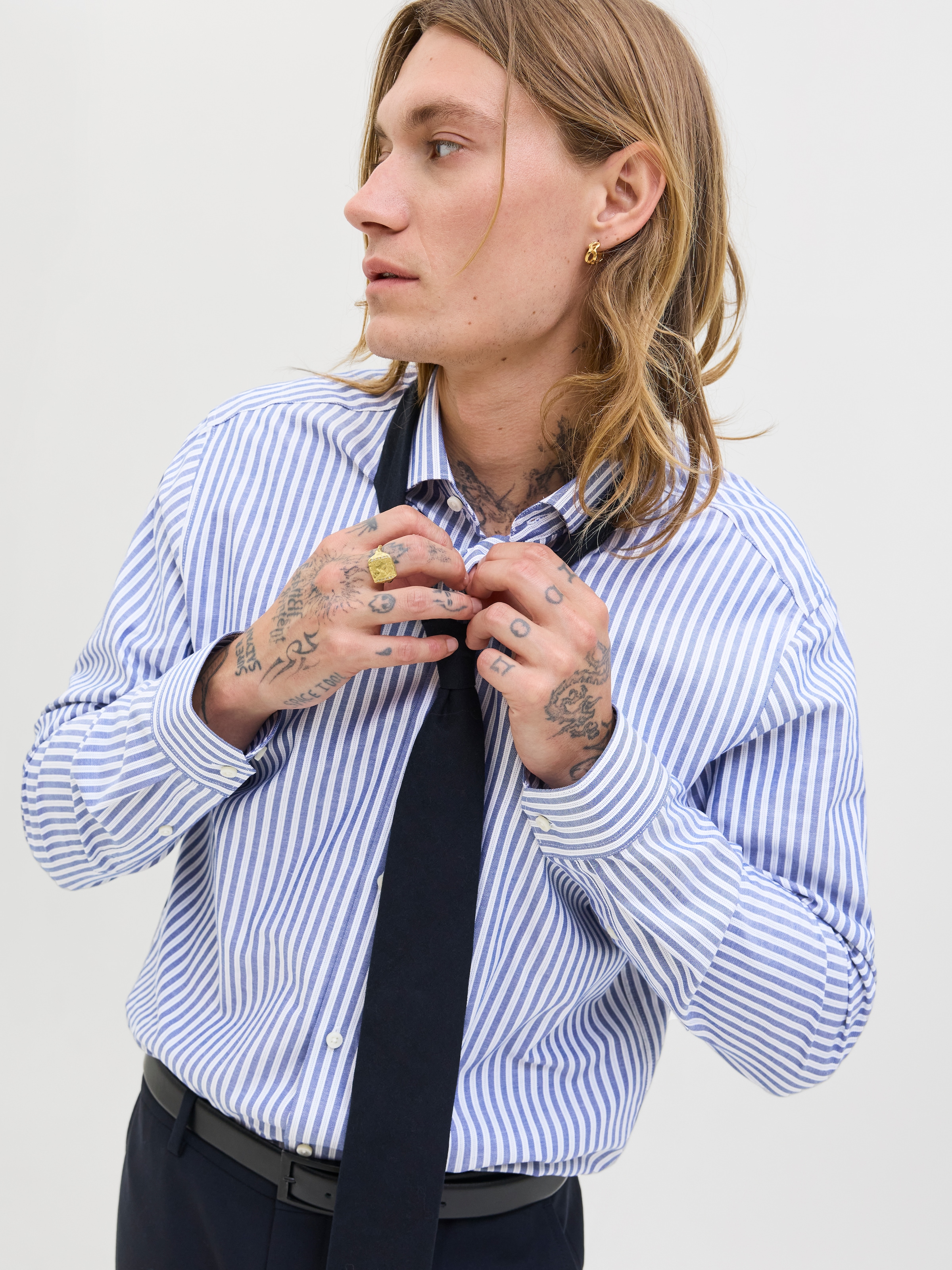 Jack & Jones Langarmhemd »JPRBLAPARKER Slim Fit Hemd, atmungsaktiv, ideal für den Alltag« Baumwolle, slim fit