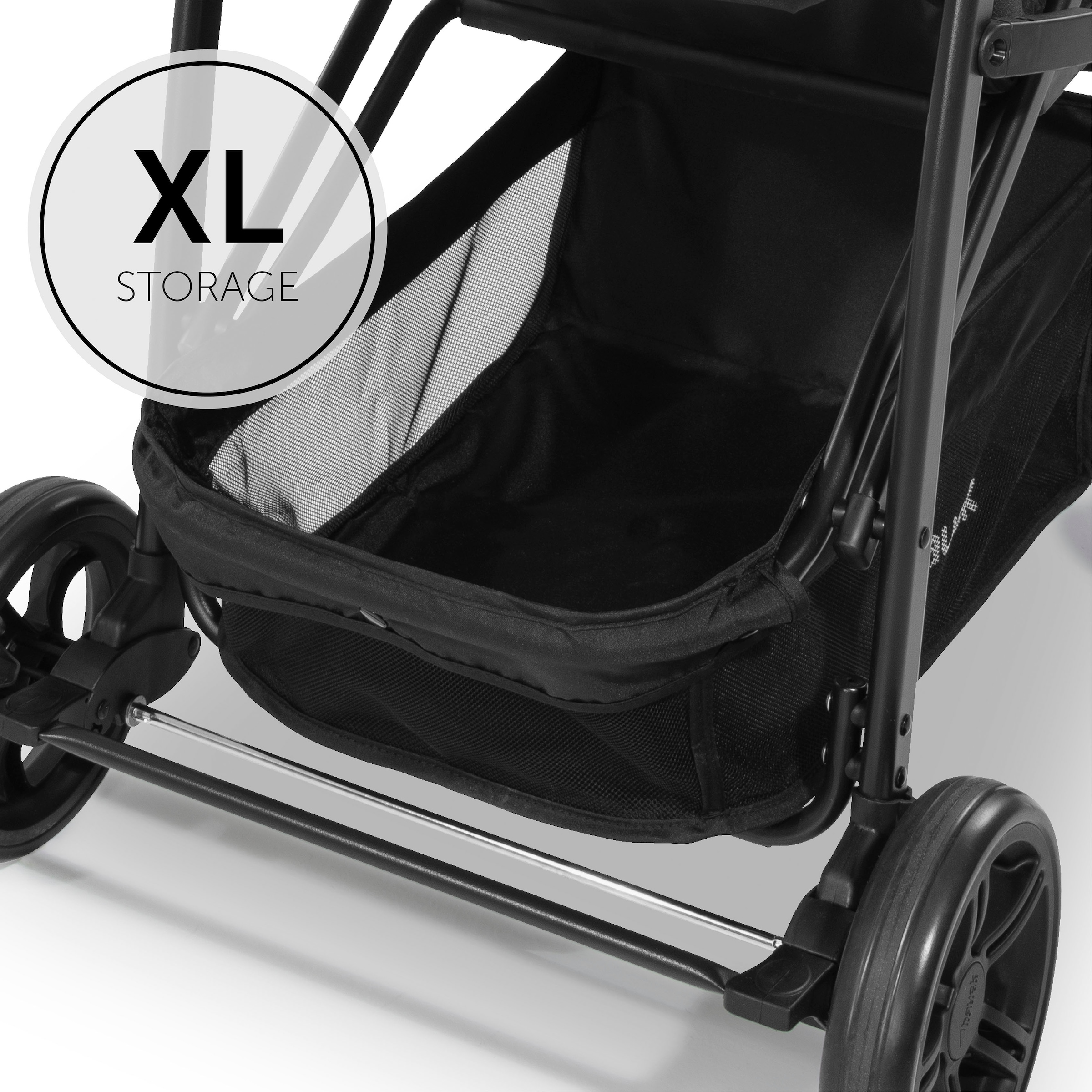 Hauck Kinder-Buggy »Rapid 4, schwarz« 25 kg mit schwenk- und feststellbaren Vorderrädern