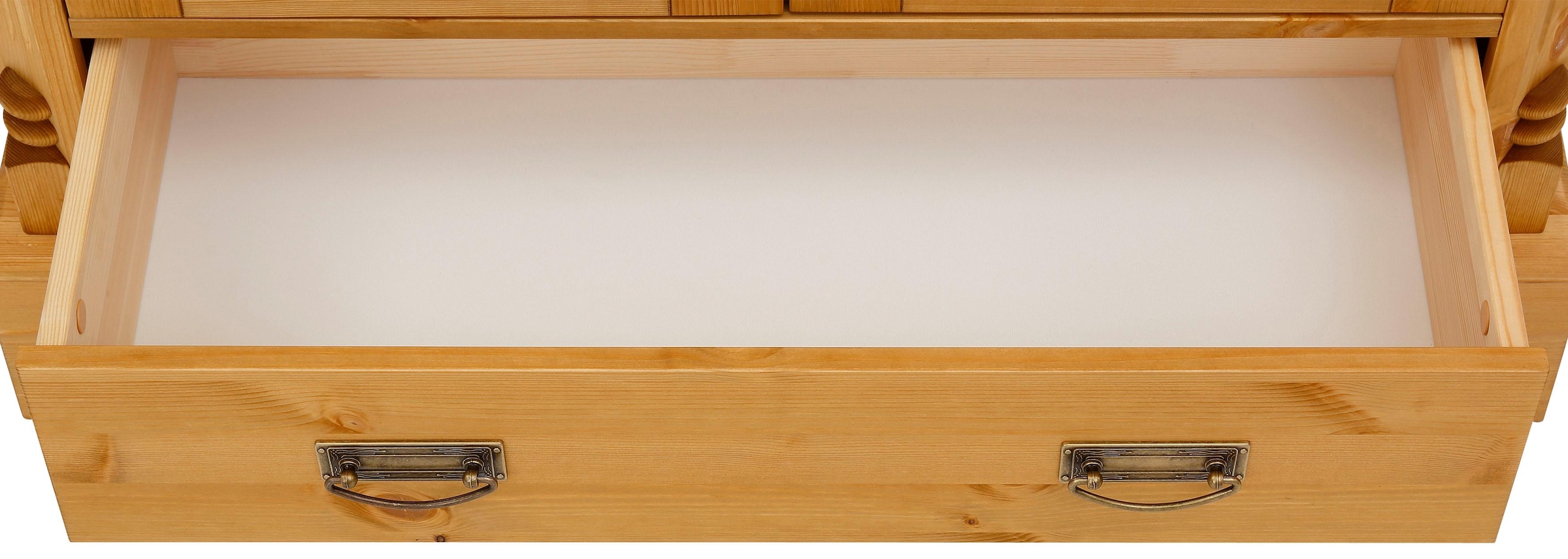 GOODproduct Buffet haut »Milan« Vitrine, Breite 102 cm, Massivholz, FSC®-zertifiziert