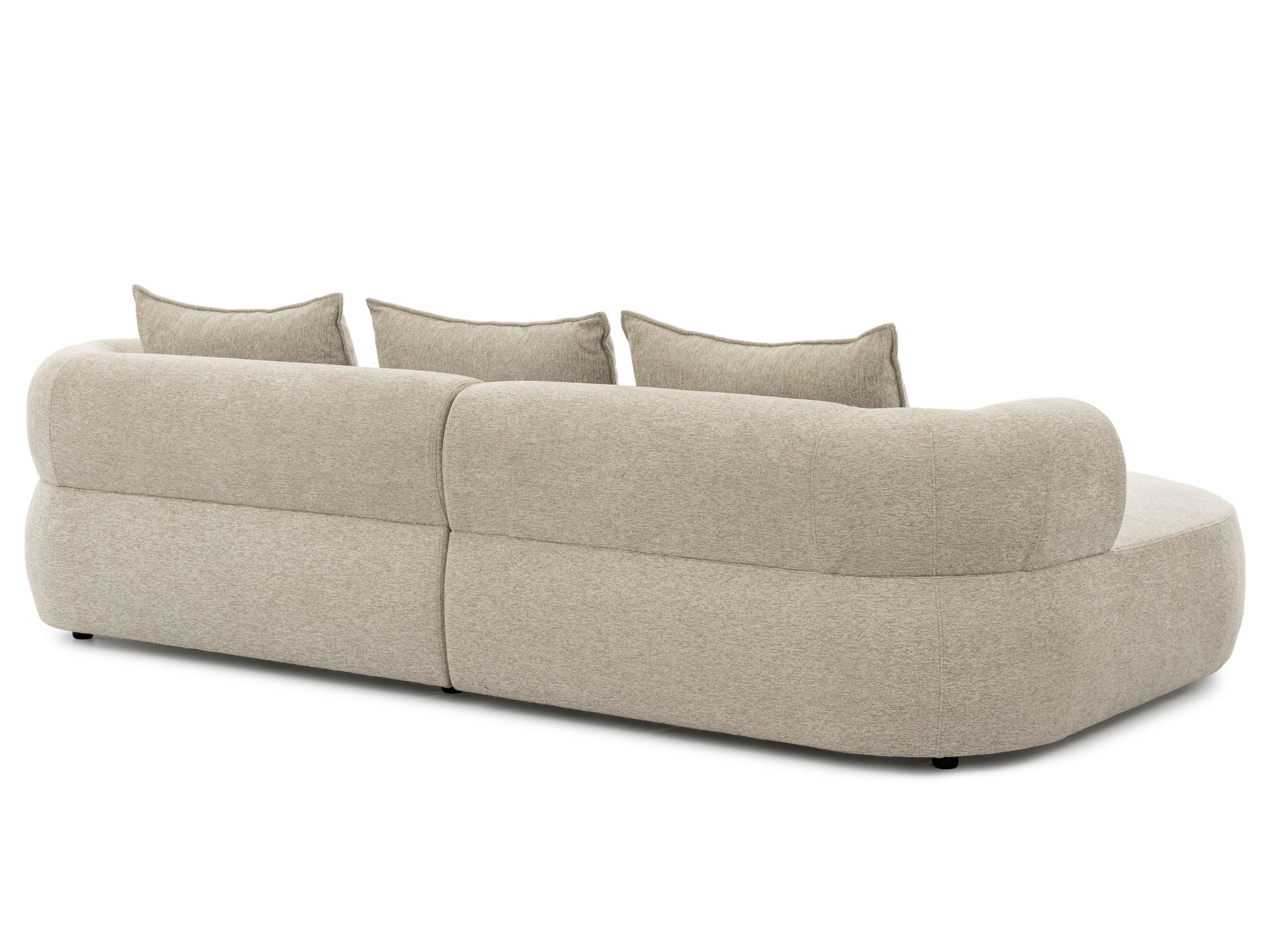 Home affaire Canapé d'angle »LUSSAC L-Form Design-Sofa mit Zierkissen, Masse B/T/H: 257/159/78 cm« hoher Sitzkomfort und modernes Design, Sofa ohne Bettfunktion