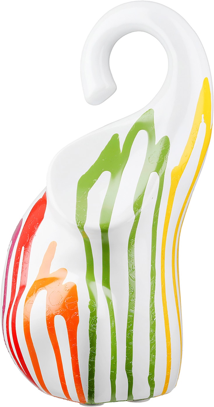 GILDE Skulptur »Figur Elefant Colori weiss« Elefant Tierfigur moderne Deko Wohnaccessoire Kinderzimmerdeko