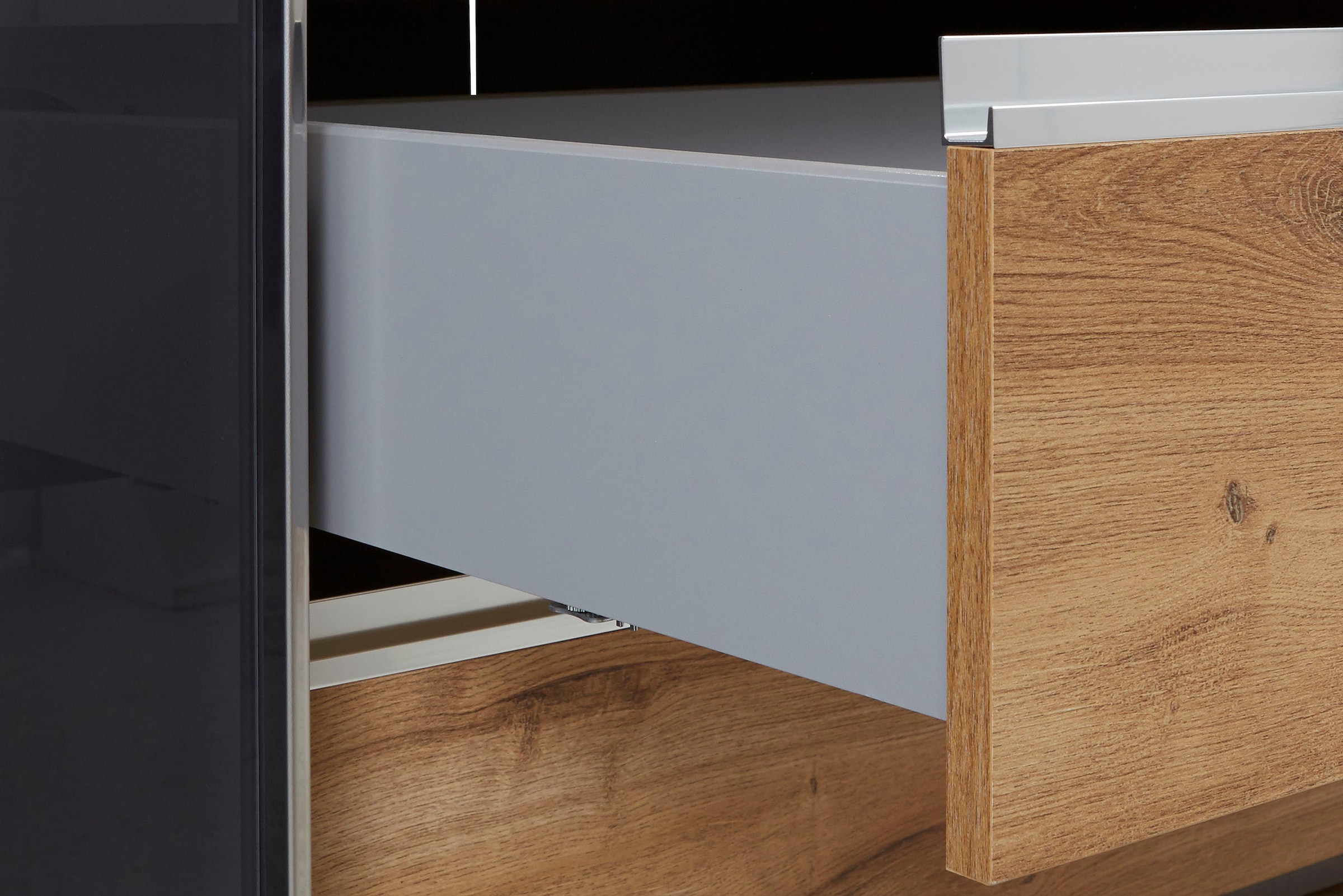 Wimex Armoire à portes coulissantes »Magic by fresh to go« tolles EXTRA: mit drehbarem TV-Element, Fronten aus Glas