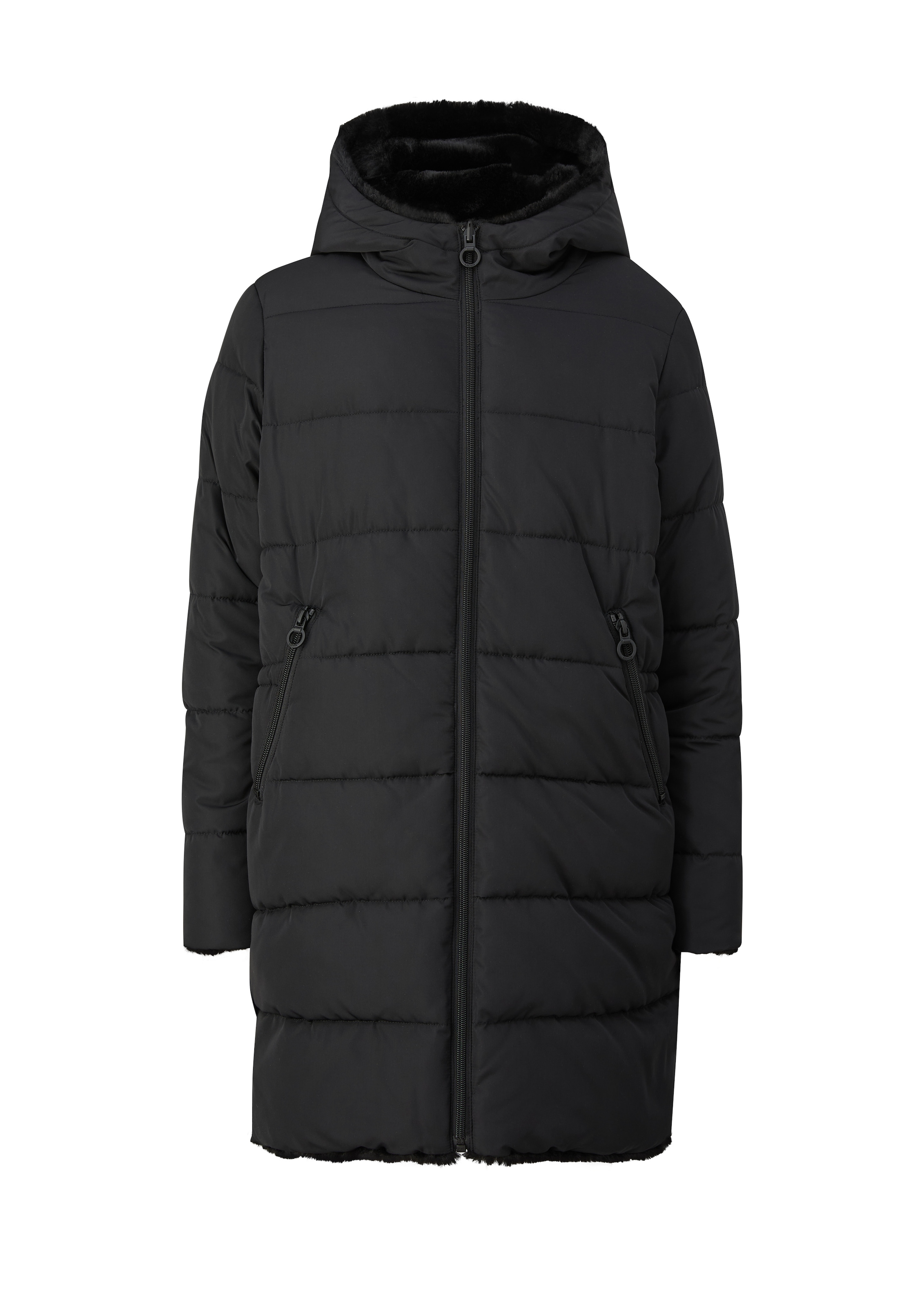 s.Oliver Junior Steppjacke mit Kapuze Steppmantel - Wintermantel mit Kapuze / für Girls