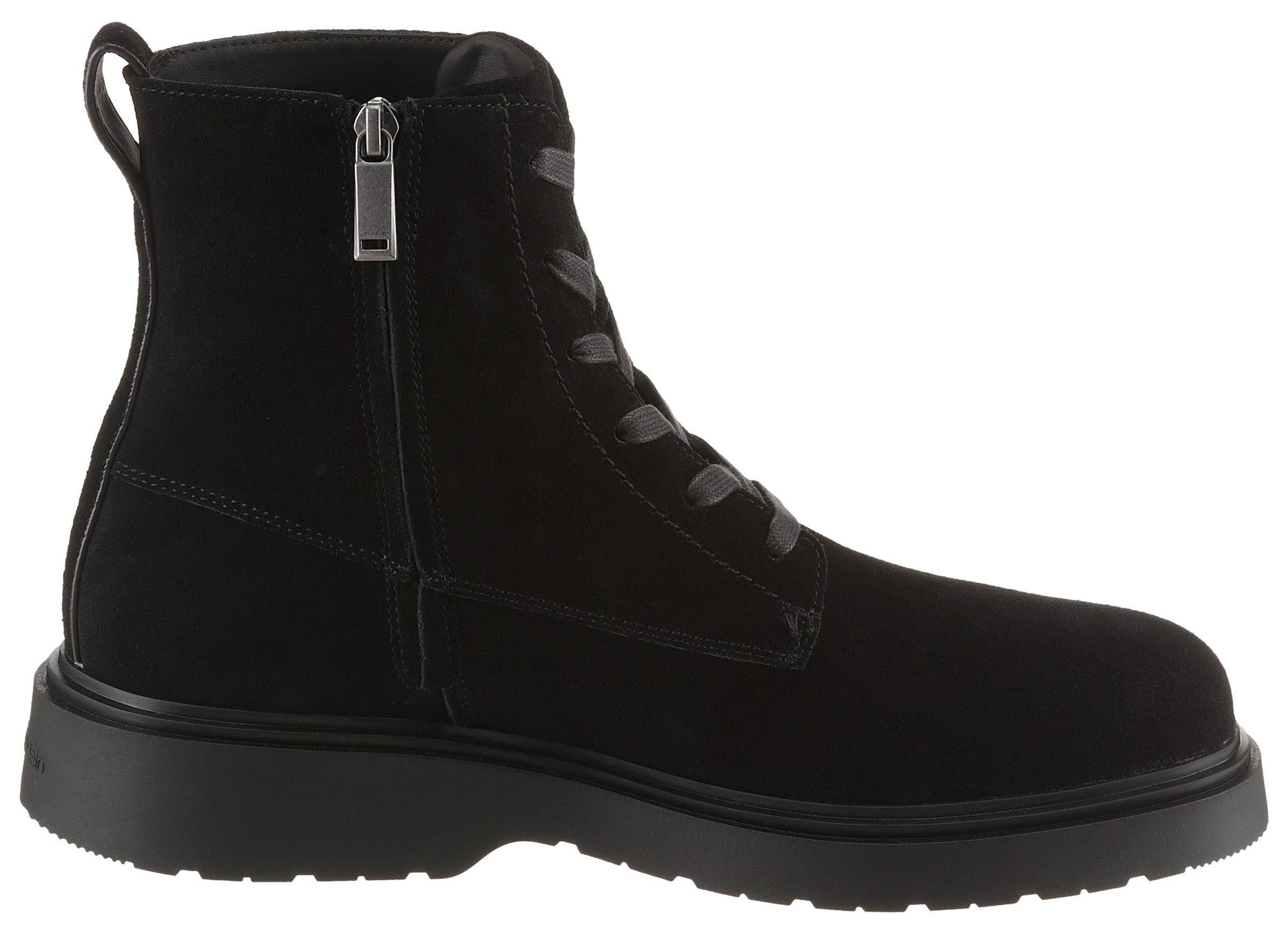 Calvin Klein Jeans Bottines à lacets »COMBAT ESS LACE UP ZIP BOOT SU«  Bottines à lacets, boots avec languette d’enfilage