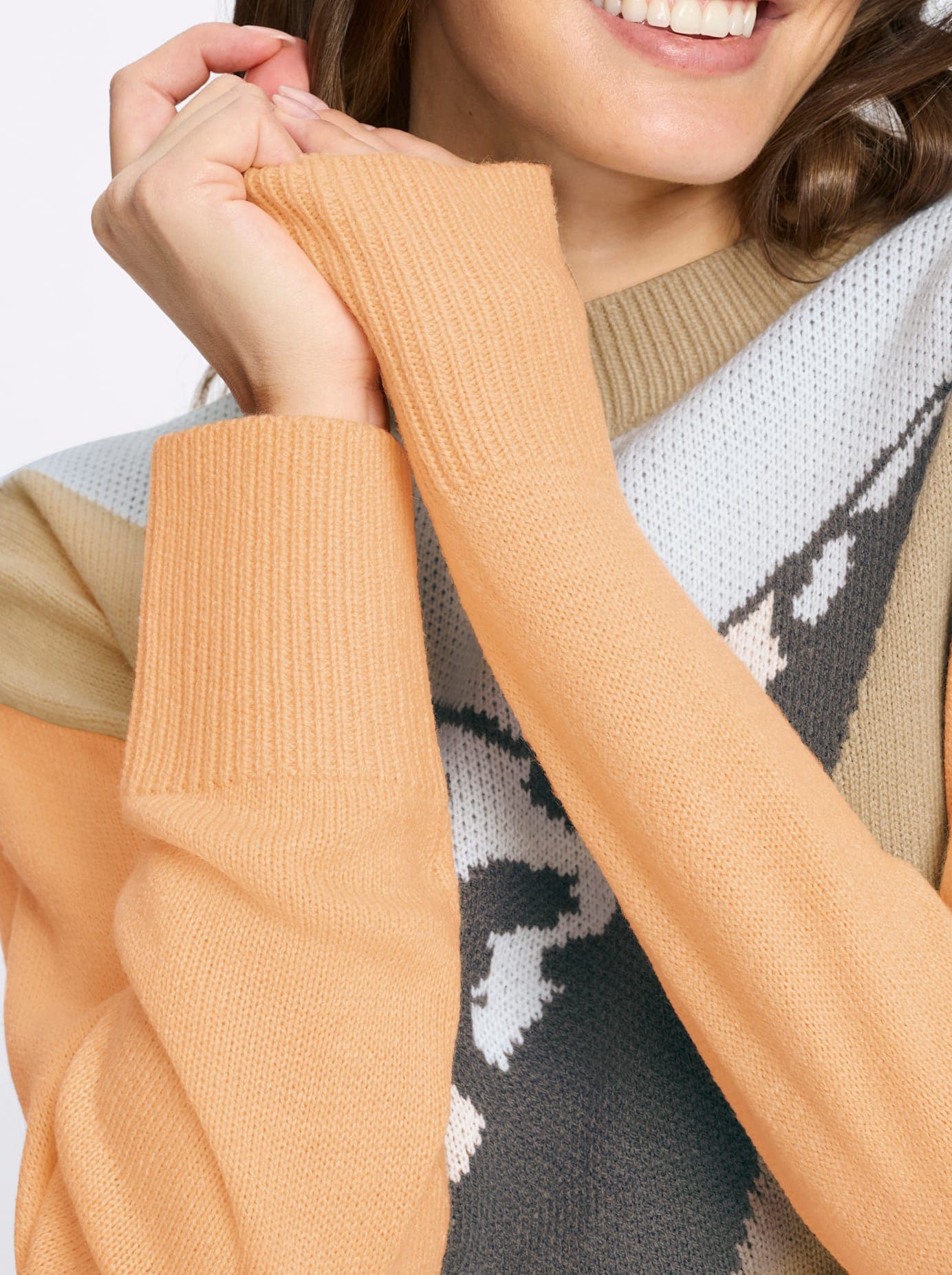 Classic Basics Pull à col montant »Langarm-Pullover«
