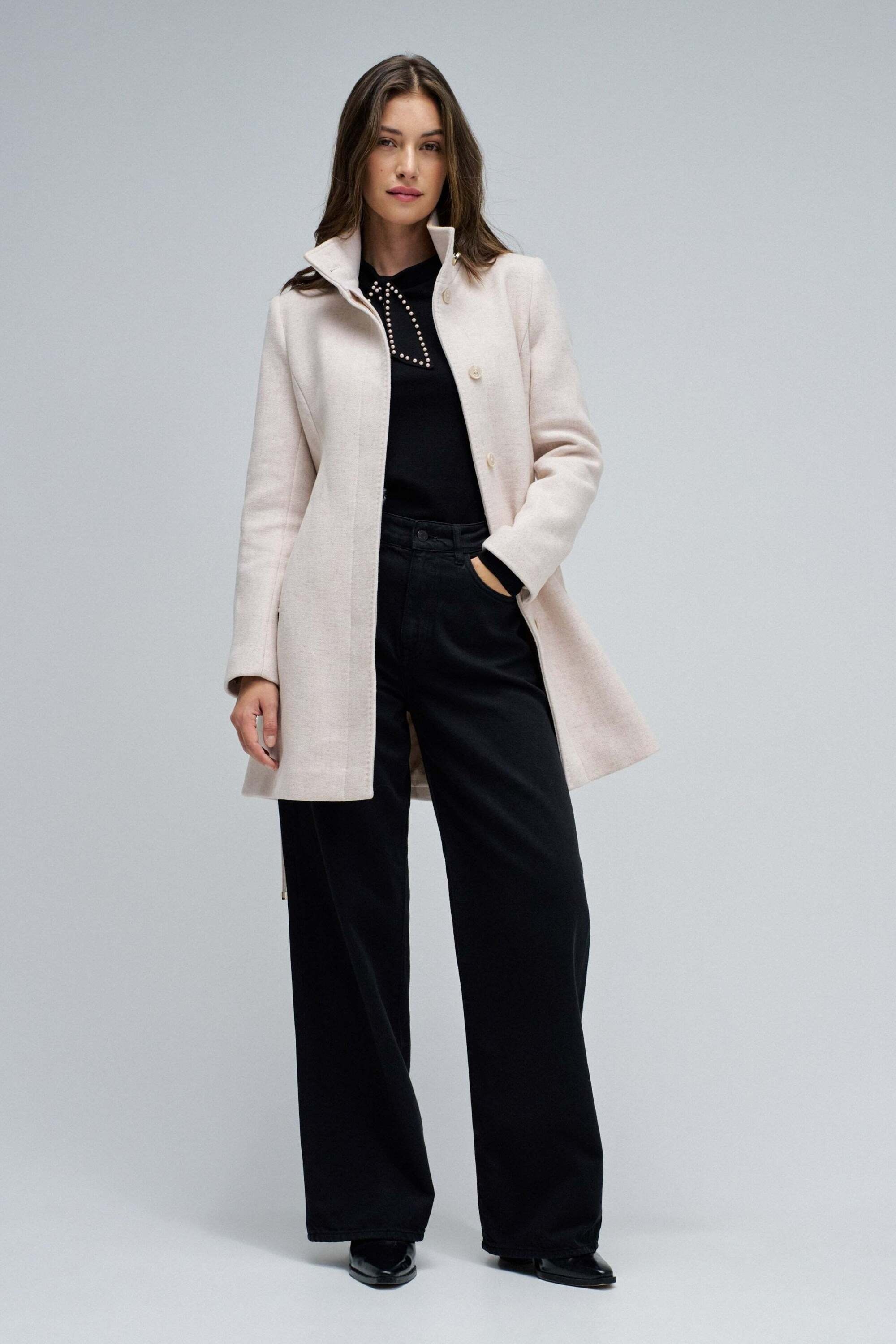 Salsa Veste en laine »Salsa Jeans Wollmantel The Reimagined Wool Coat«