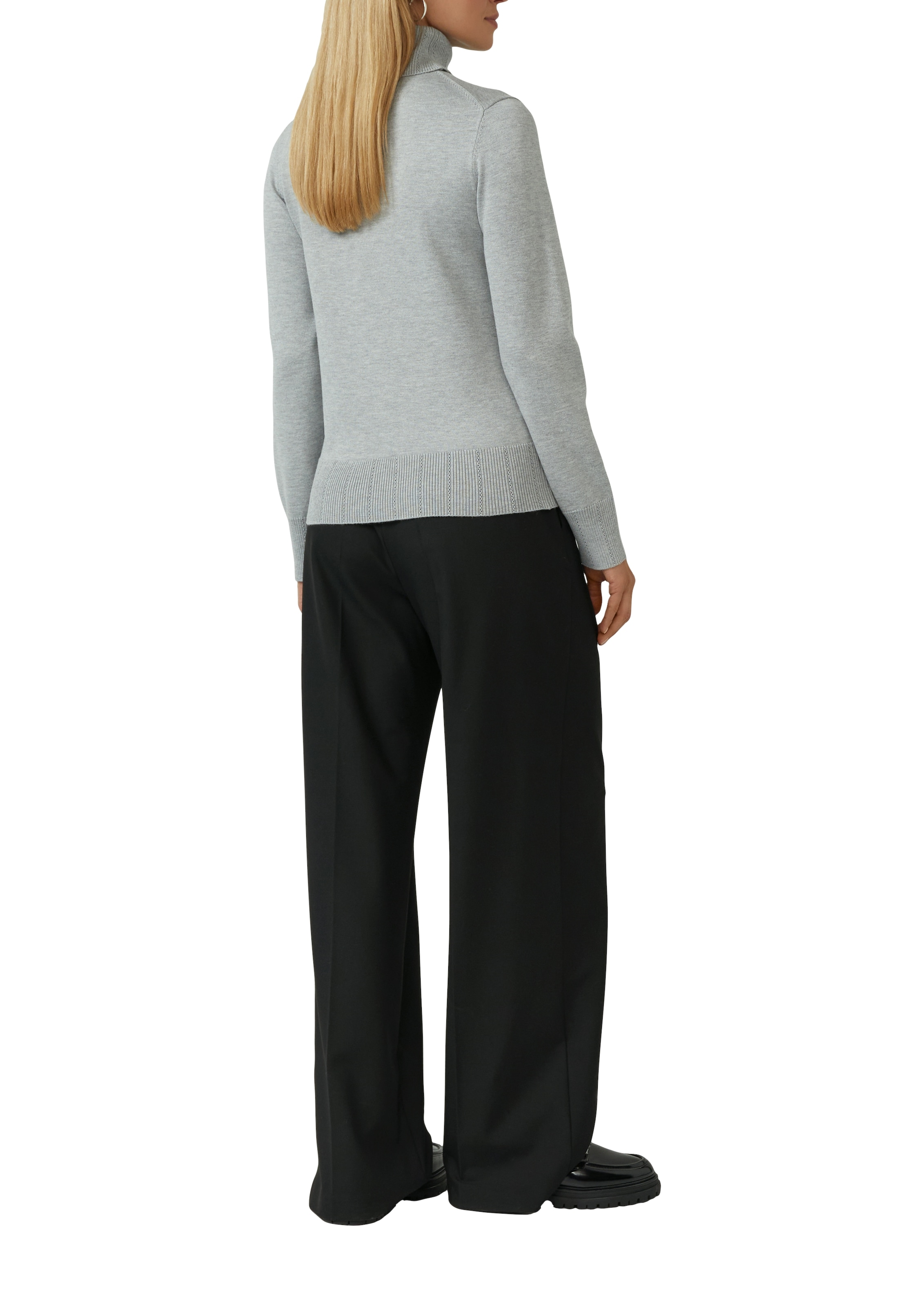 s.Oliver BLACK LABEL Pull en tricot mit Rollkragen