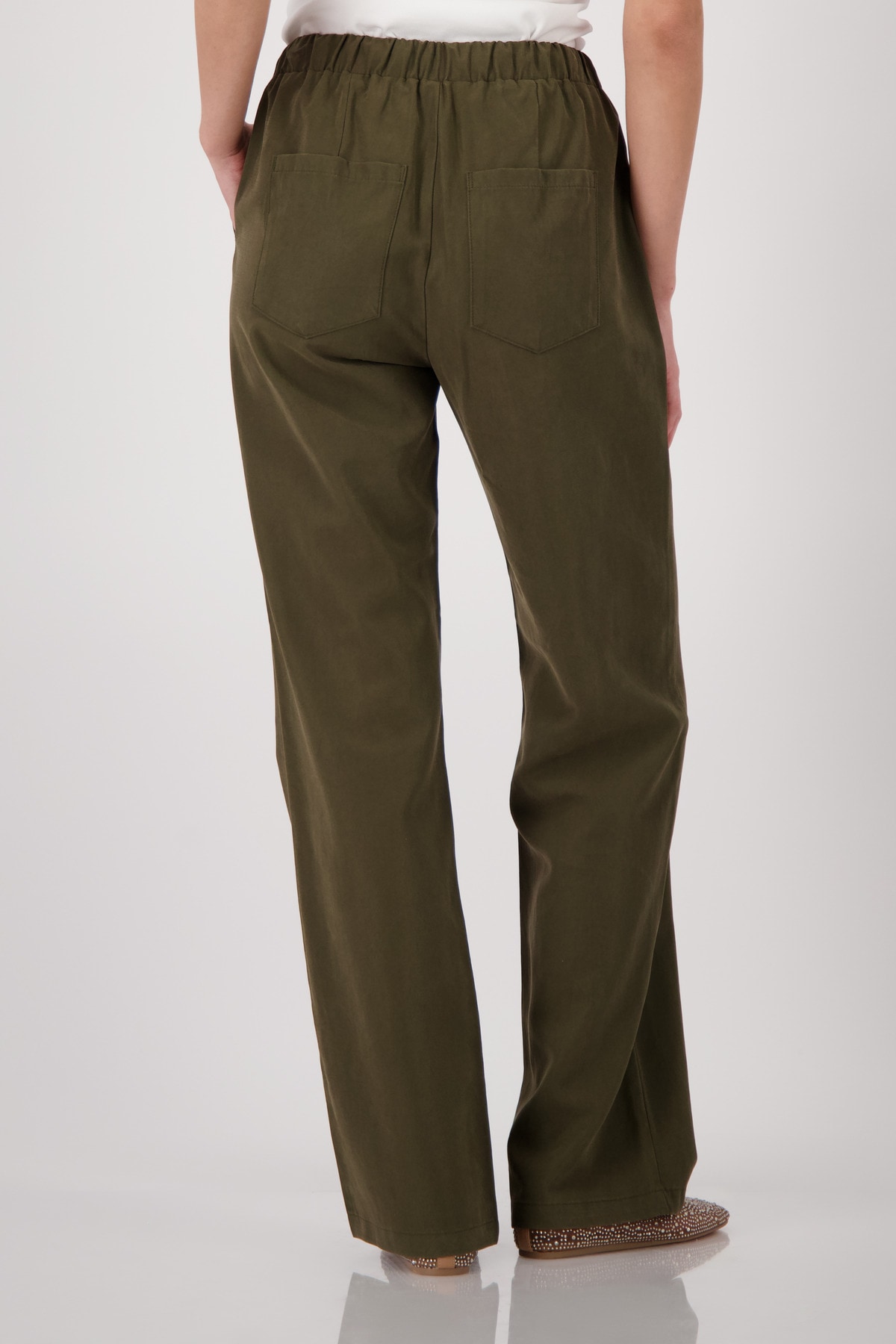 Monari Pantalon à enfiler »Hose Schlupf«  Regular fit mit Taschen