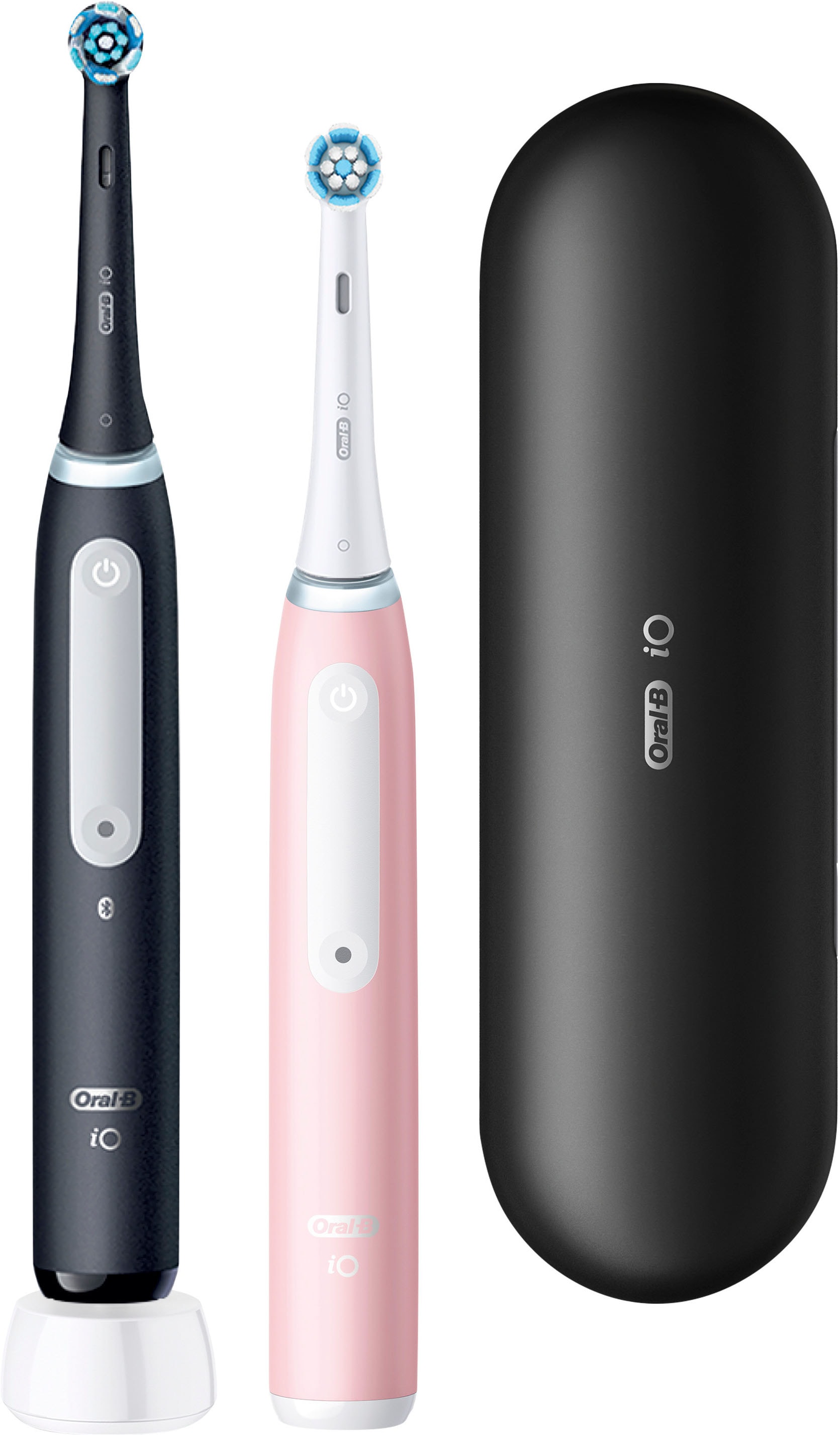 Oral-B Elektrische Zahnbürste »iO Series 3 Doppelpack« 2 Stk. Aufsteckbürsten Magnet-Technologie