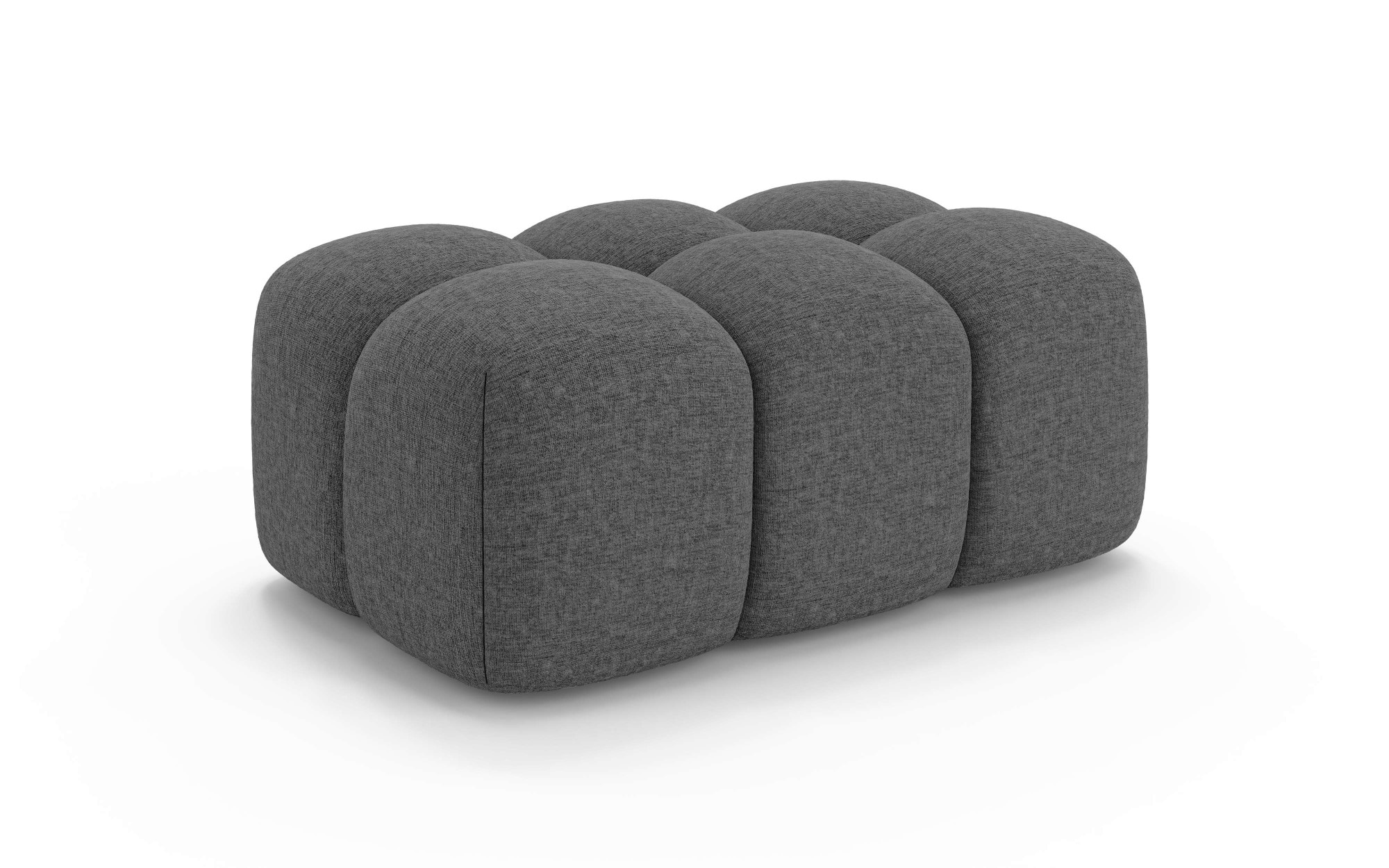 GOODproduct Polsterhocker »KALLIE Sitzhocker, Bubble-Optik, Masse B/T/H: 90/60/44 cm« moderne Steppung, hoher Sitzkomfort und modernes Design