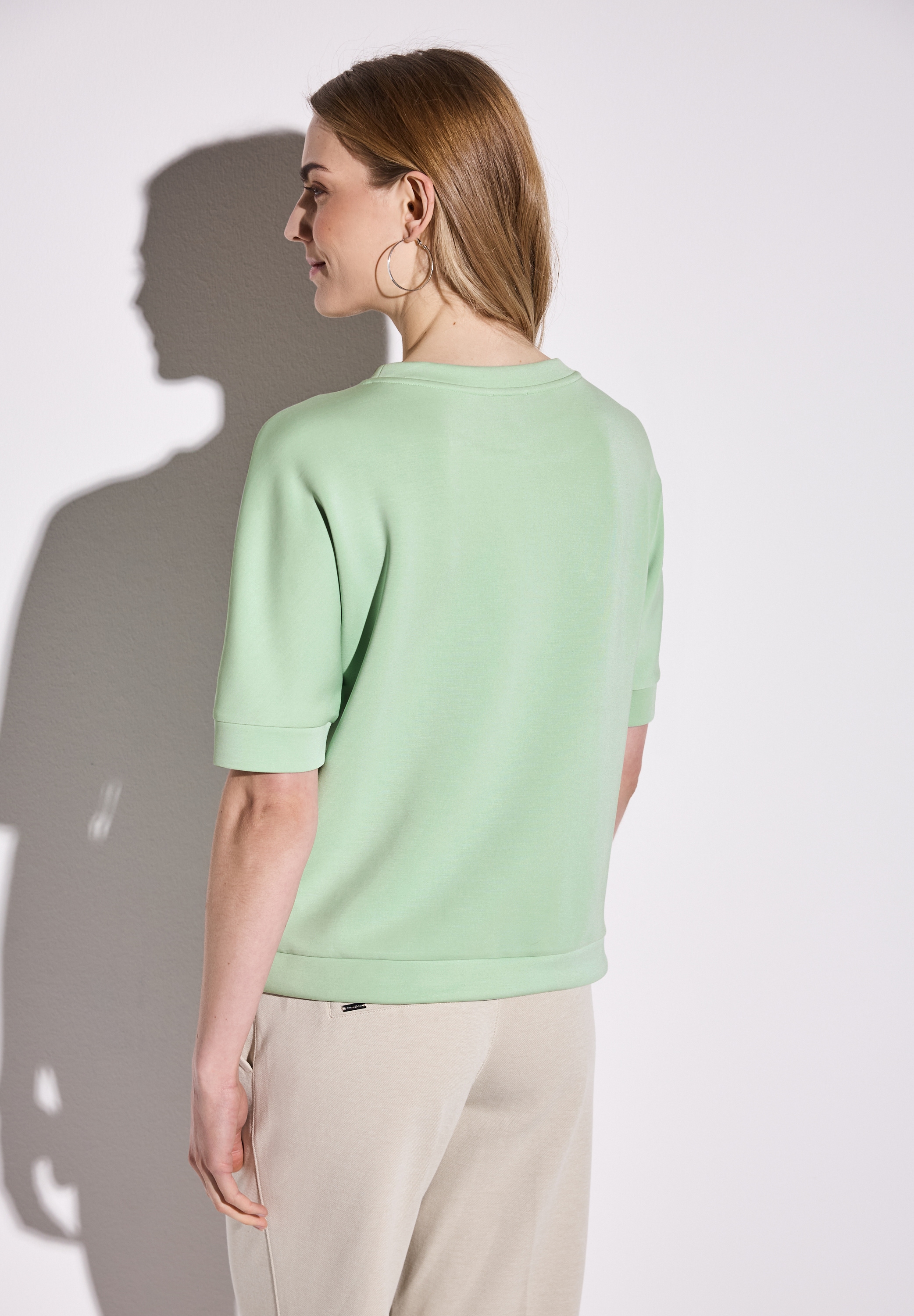 STREET ONE Sweatshirt , mit Tunnelzug am Saum
