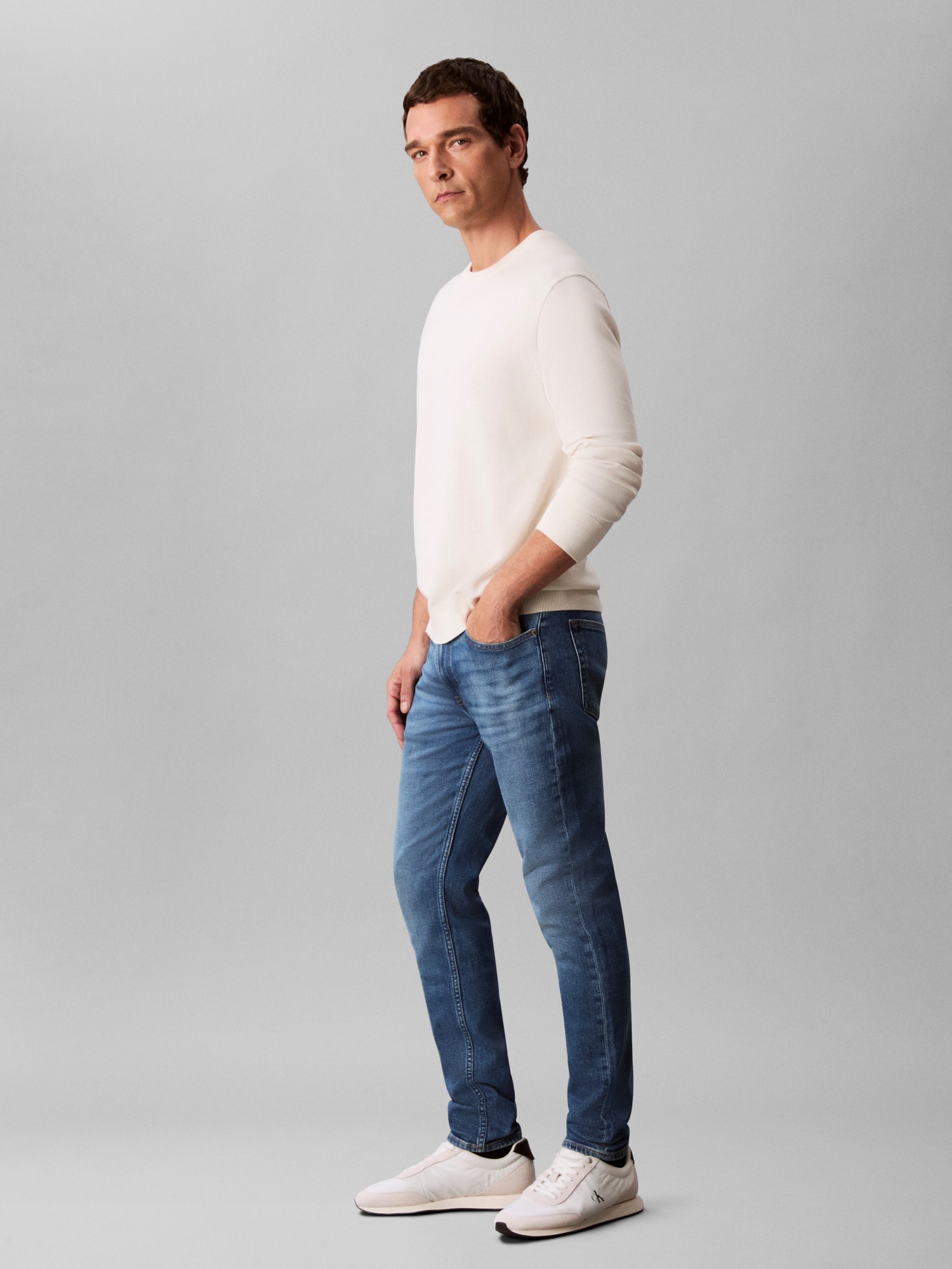 Calvin Klein Jeans Jeans slim »SLIM TAPER« mit Markenlabel