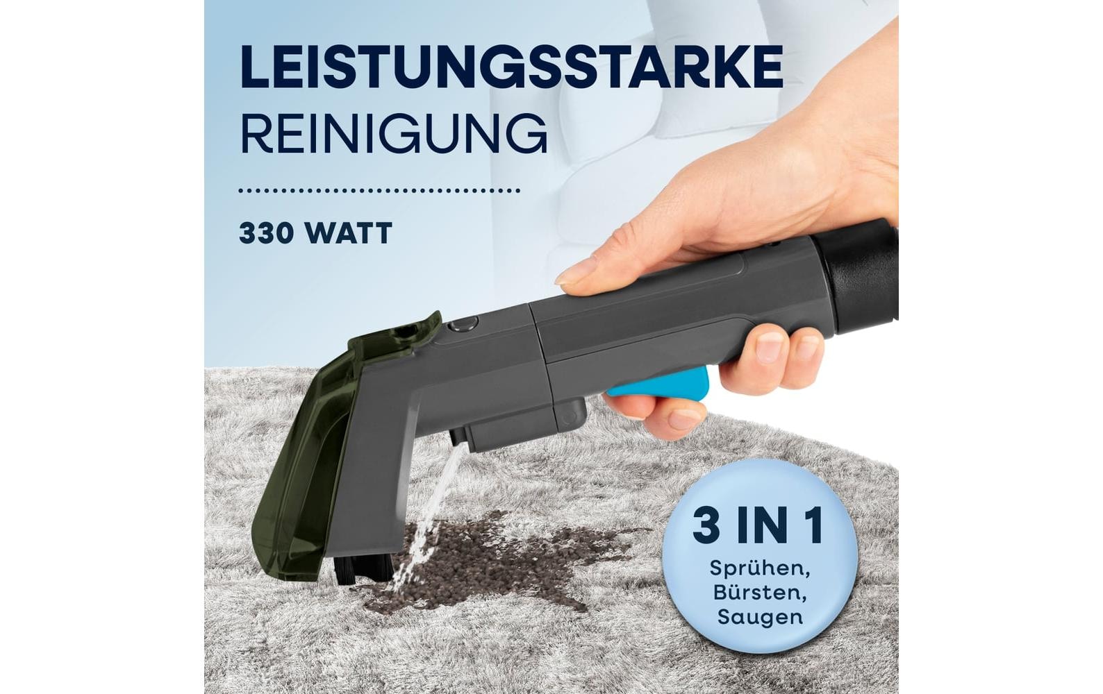 CLEANmaxx Teppichreinigungsgerät »mit CH-Stecker 350 W«