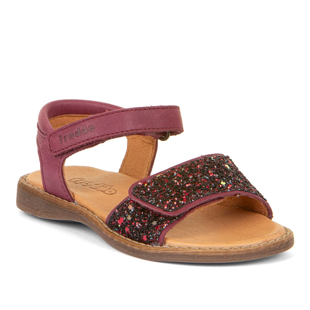 froddo® Sandale »Lore Sparkle«  chaussure d'été, chaussure à scratch, sandalette, avec deux fermetures scratch