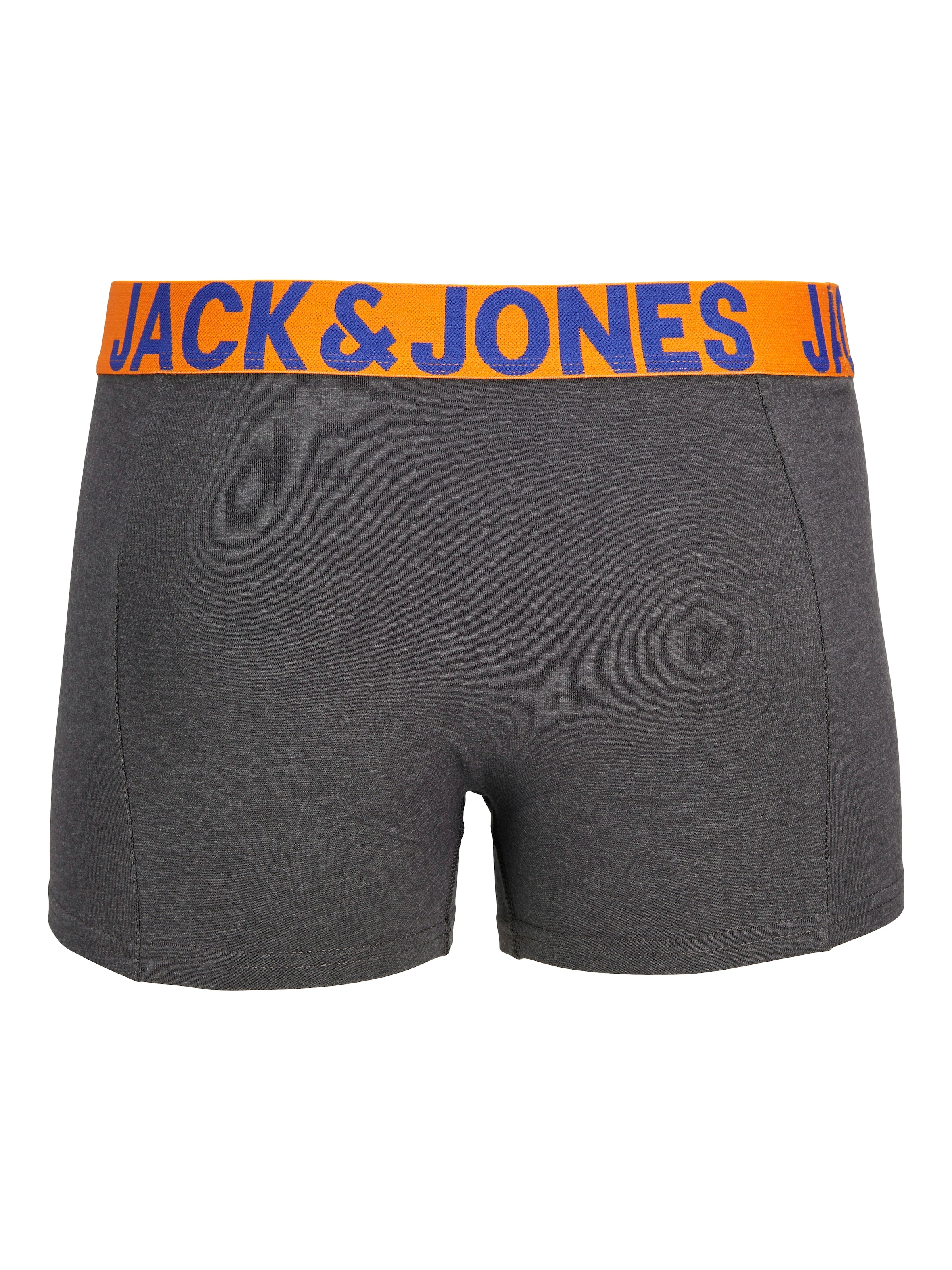 Jack & Jones Boxer »JACCRAZY im Dreierpack mit kontrastfarbenem Bund und Stretchkomfort« Packung, 3 cuis unifarben mit Farbeinsatz, modisch, eng anliegend, Baumwollmischung