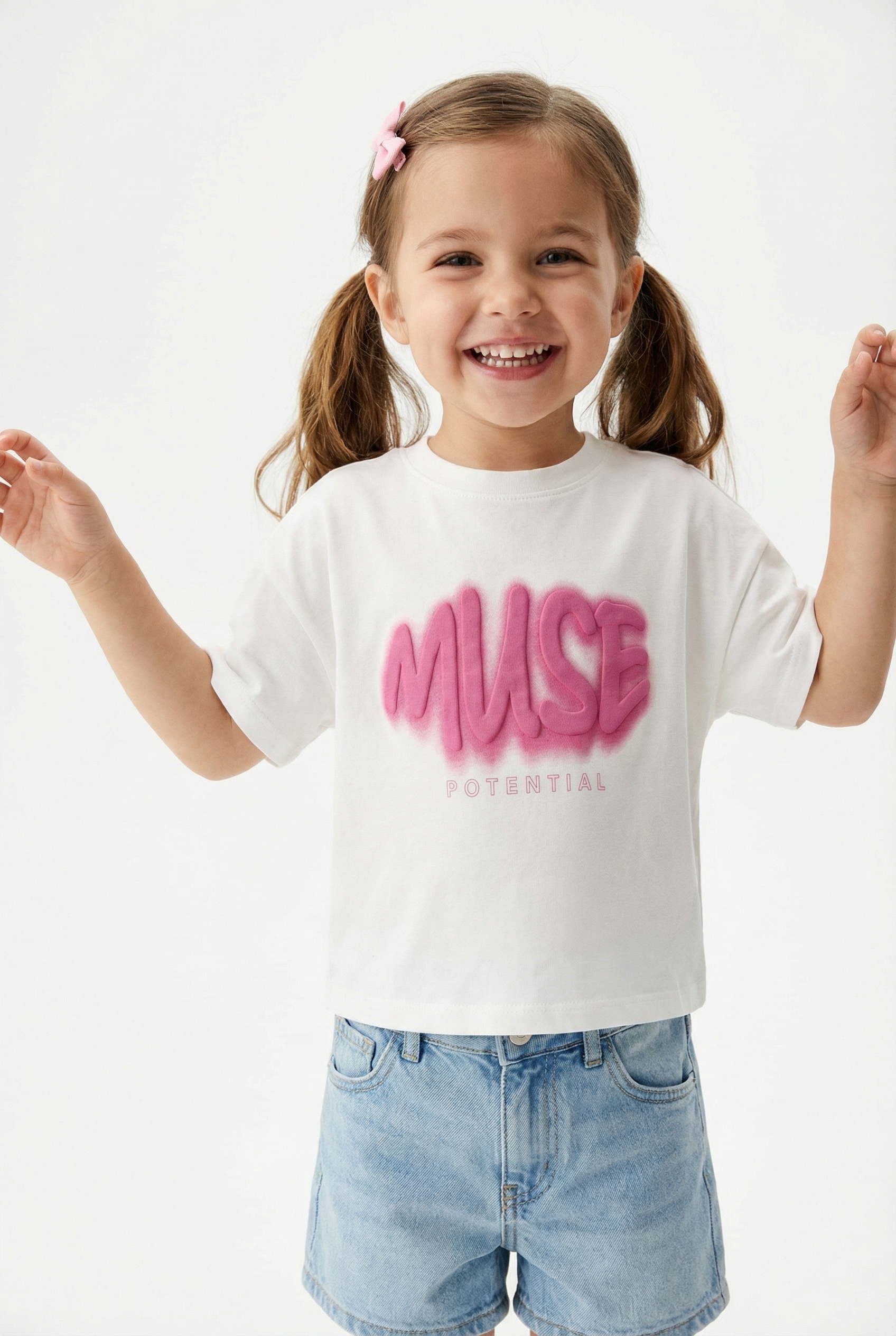 KIDS ONLY T-Shirt »KOGPHINE LIFE SS SHORT PRINT TEE ZA JRS« Baumwolle, relaxed fit