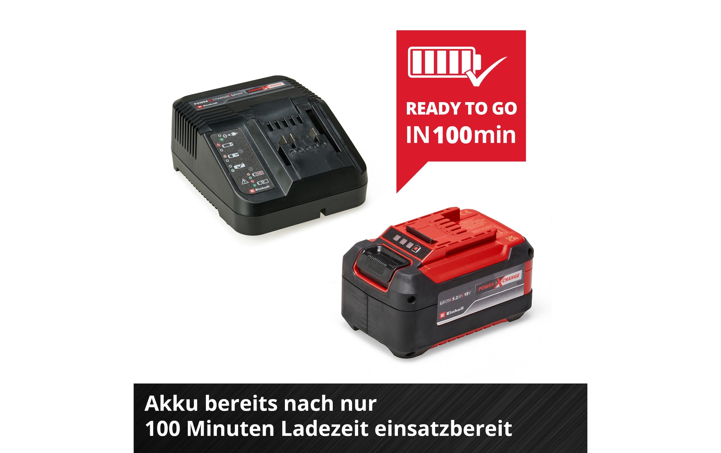 Einhell Station de chargement de la batterie »5,2 Ah PXC Starter-Kit«