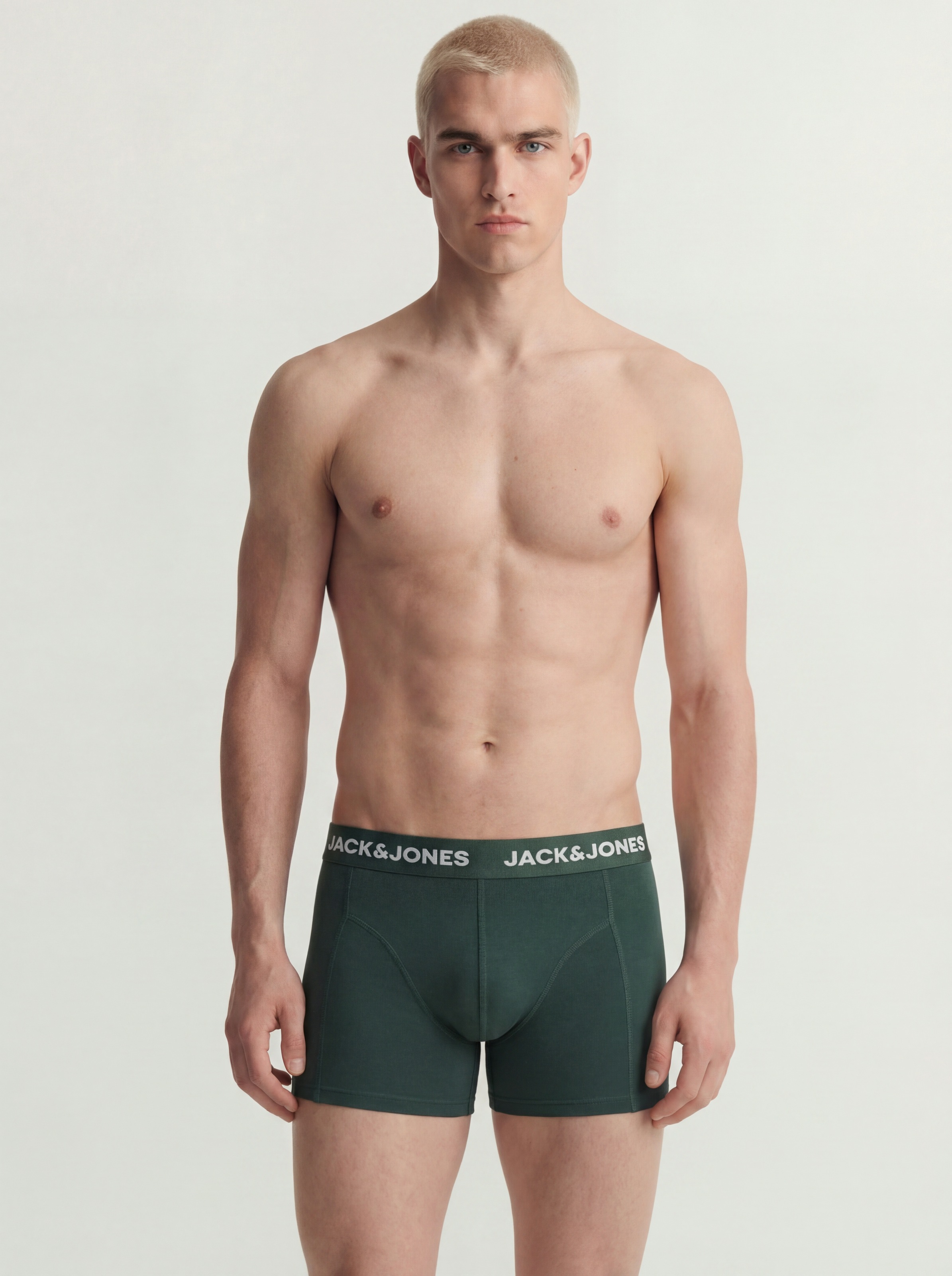 Jack & Jones Tronc »JACFAX TRUNKS 3 PACK NOOS« Paquet, 3 cuis mélange de coton,