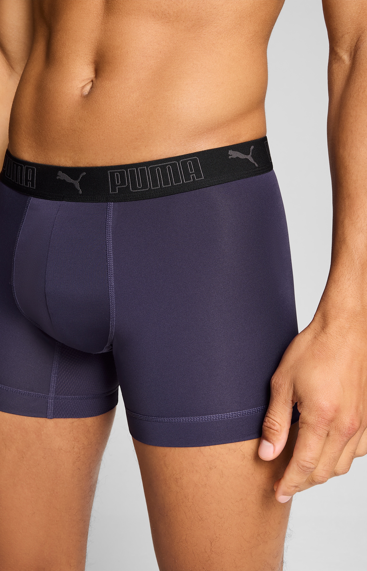 PUMA Boxers »PUMA MEN SPORT MICROFIBER BOXERS 2P« avec ceinture logo