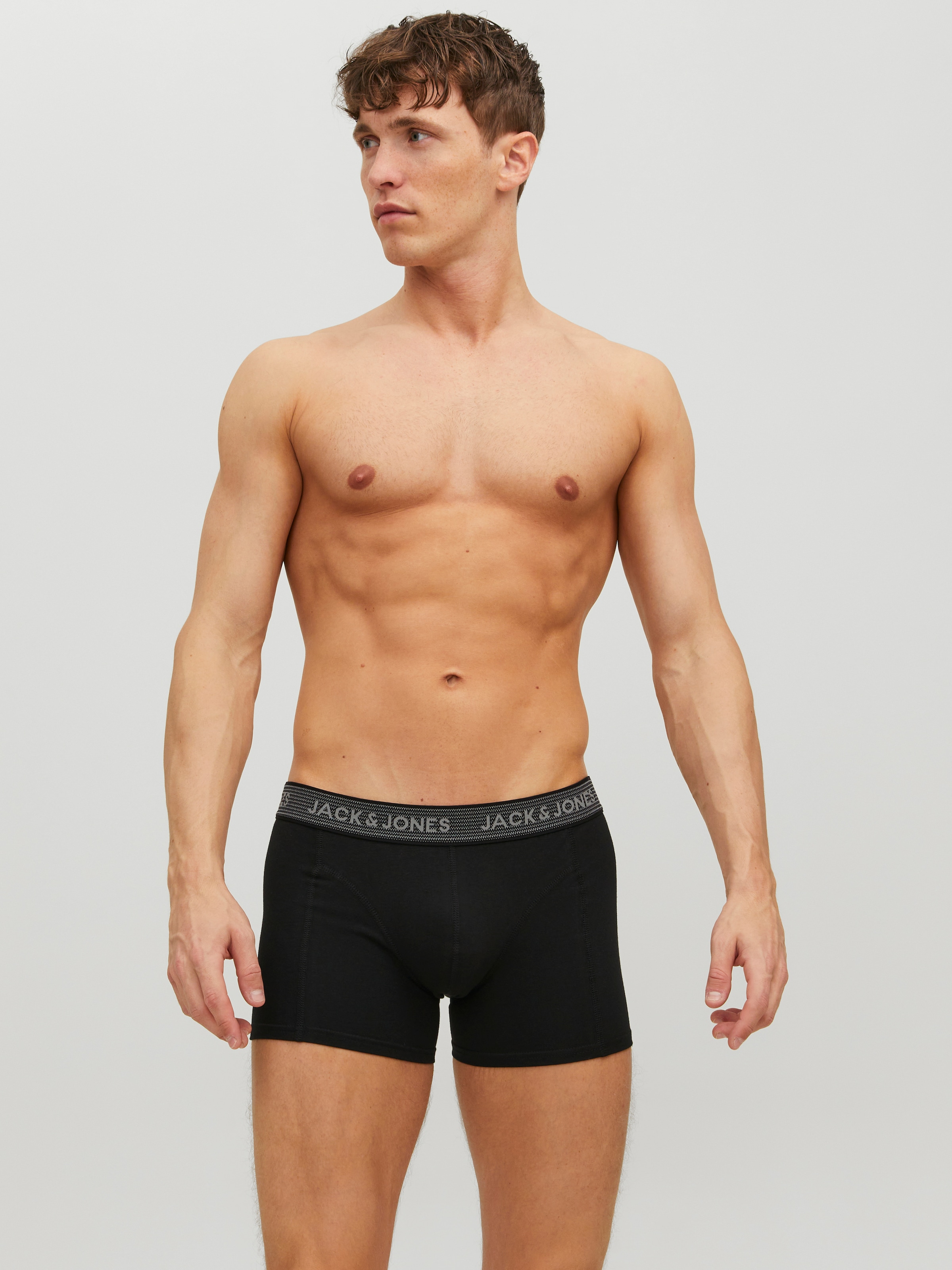 Jack & Jones Boxer »JAC Waistband Trunks« Packung, 3 cuis