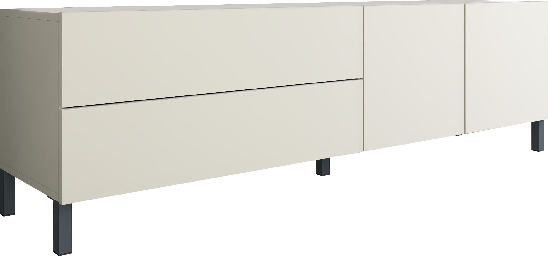 borchardt Möbel Lowboard »Sophia, TV-Schrank Breite 152 cm« Metallfüsse, grifflose Optik