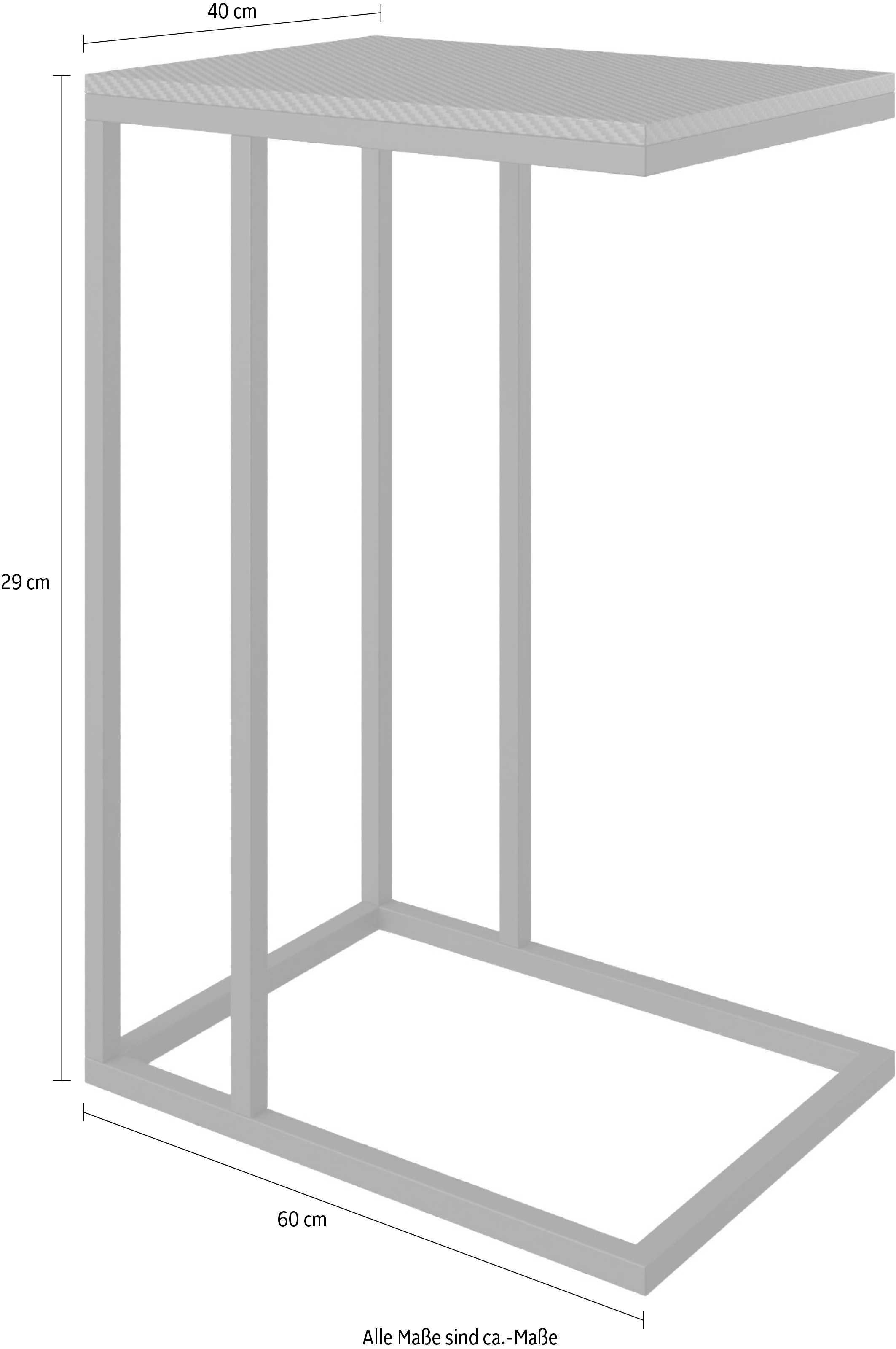 Phoenix Table d'appoint parfait pour fauteuils gaming