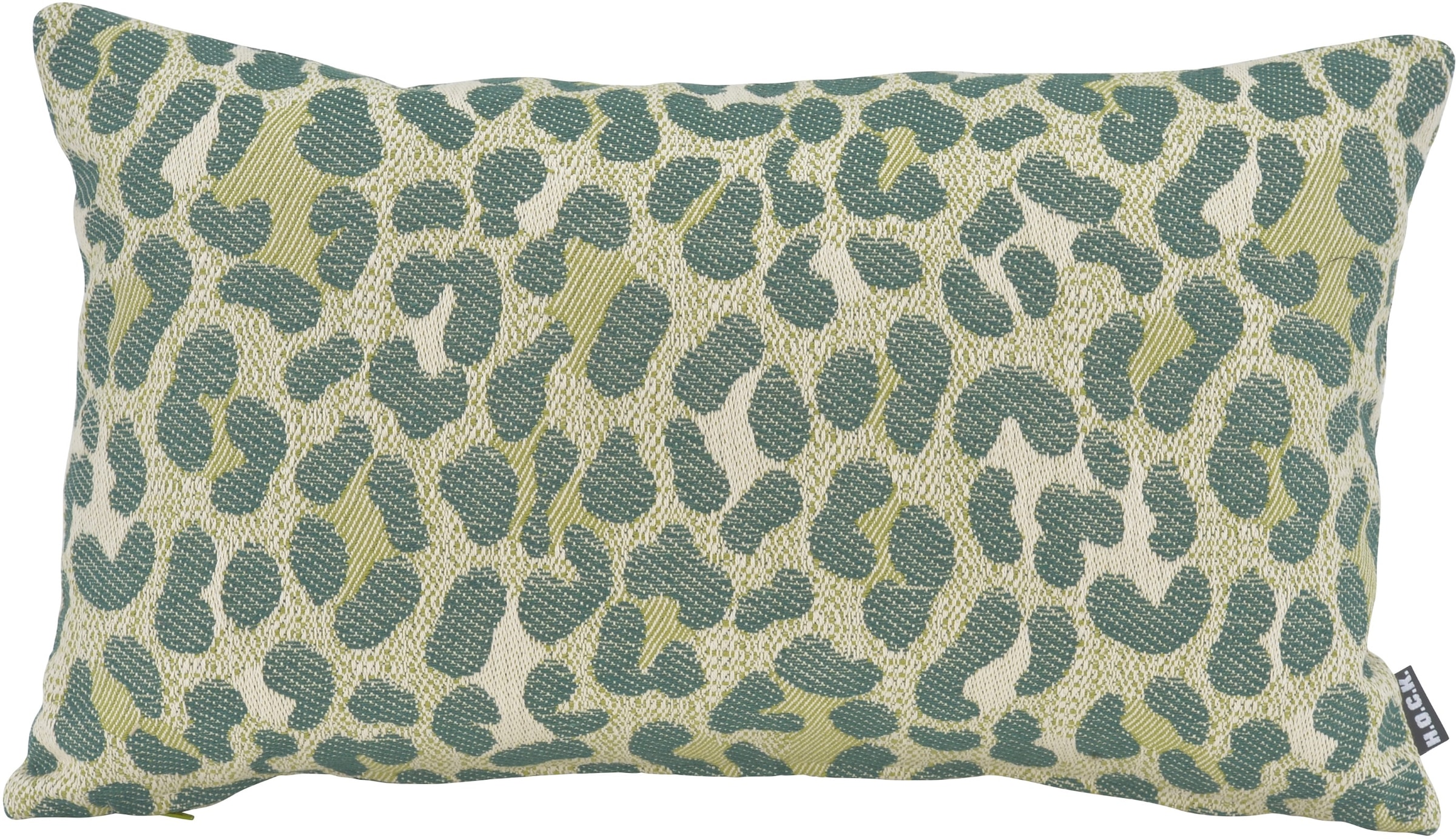 H.O.C.K. Coussin décoratif »Alia« coussin de canapé avec rembourrage, 50x50cm, coussin déco, motif léopard