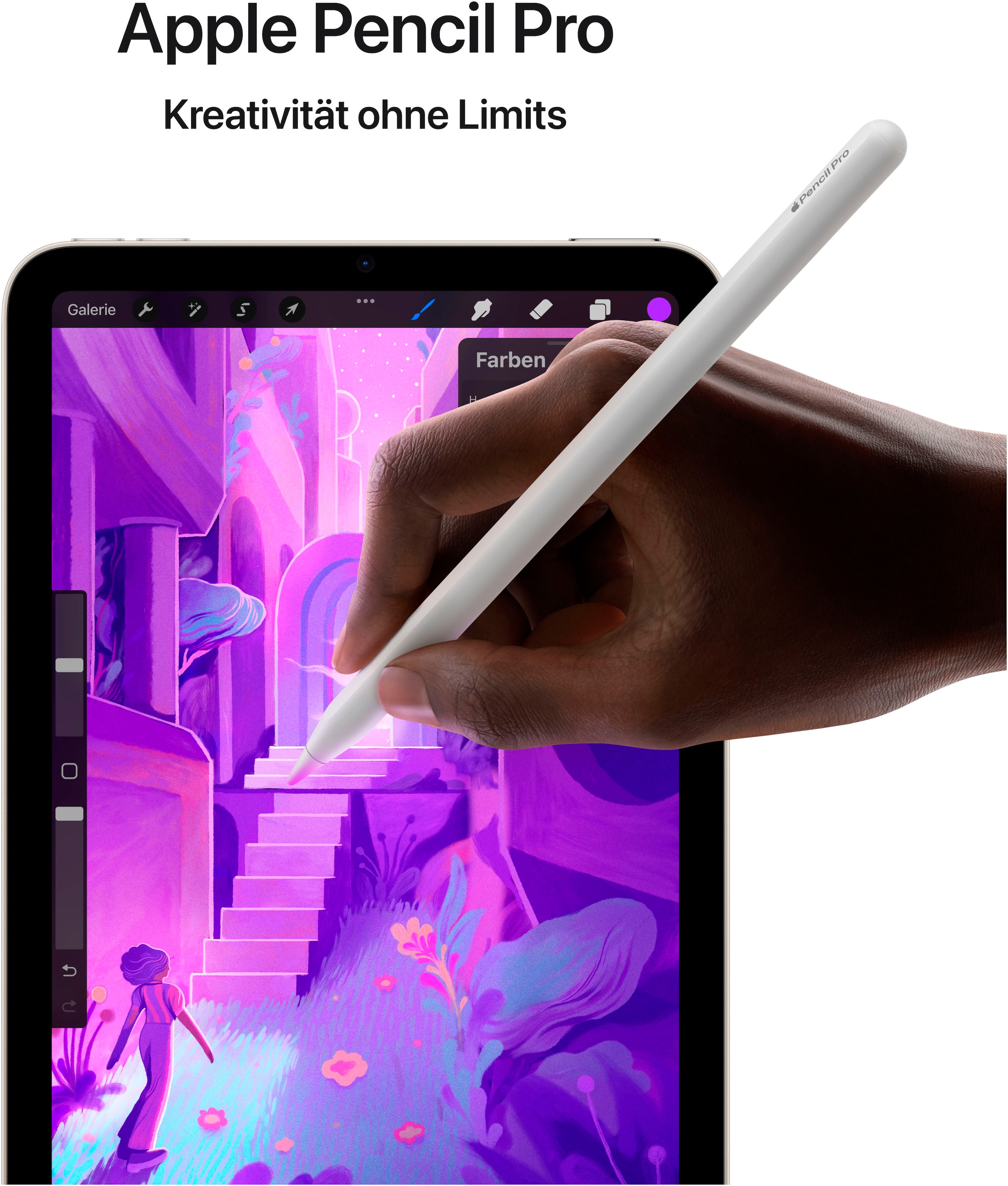 Apple Tablet »iPad mini 2024 Wi-Fi + Cellular 128GB« (21 cm / 8.3 ″) iPadOS 128 GB 5G )