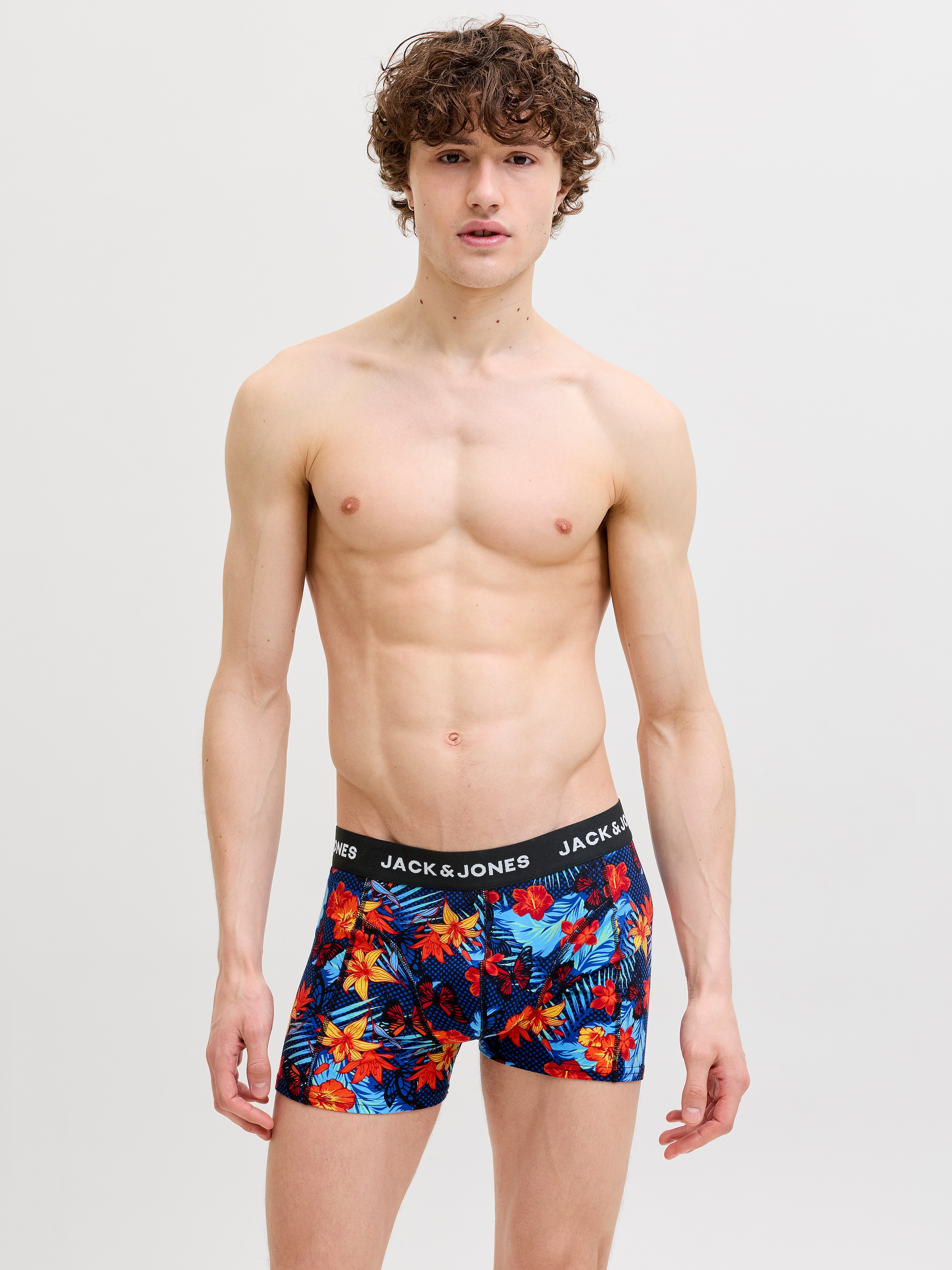 Jack & Jones Tronc »JACOZZIE TRUNKS 5 PACK STYD« Paquet, 5 cuis Baumwollmischung, elastischer Bund
