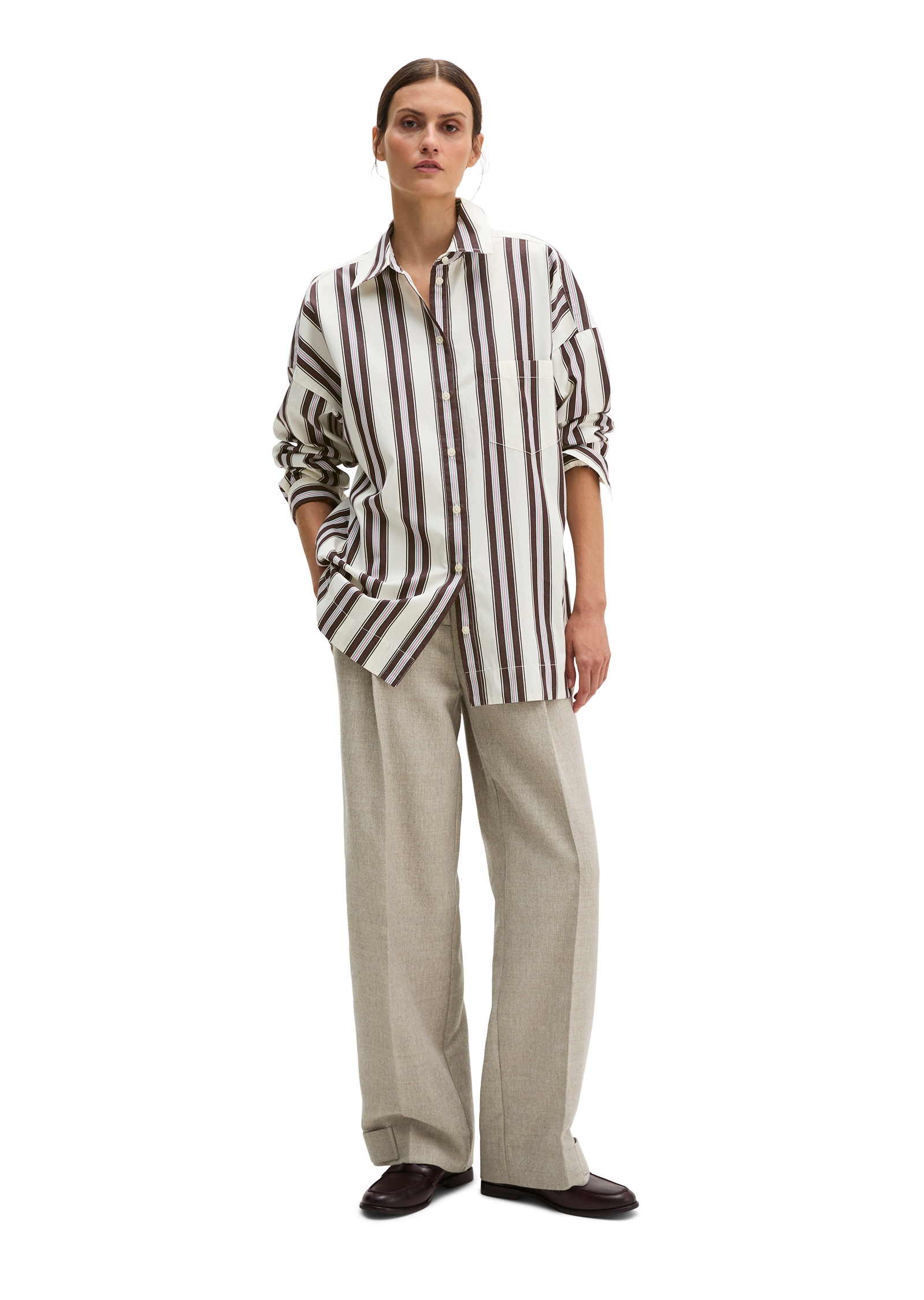 Marc O'Polo Blouse chemise »oversized aus reinem Organic Cotton«