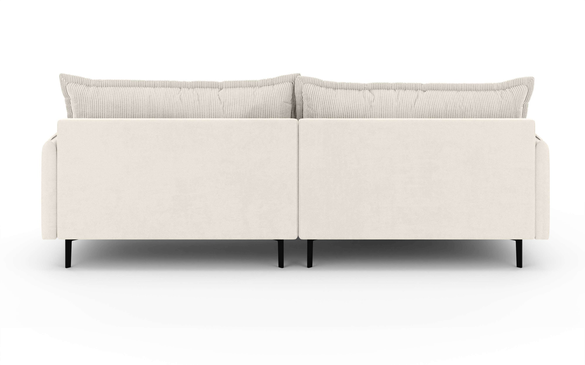 INOSIGN Canapé d'angle »ALEXANDRIA mit Recamiere rechts oder links bestellbar, moderne Bezüge« L-Form mit Wellenunterfederung, Masse: B/H/T 246/86/190 cm