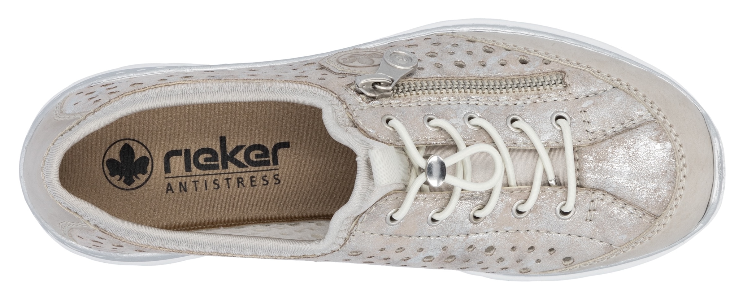 Rieker Baskets slip-on  , Schlupfschuh, Freizeitschuh, Halbschuh mit Schnellverschluss