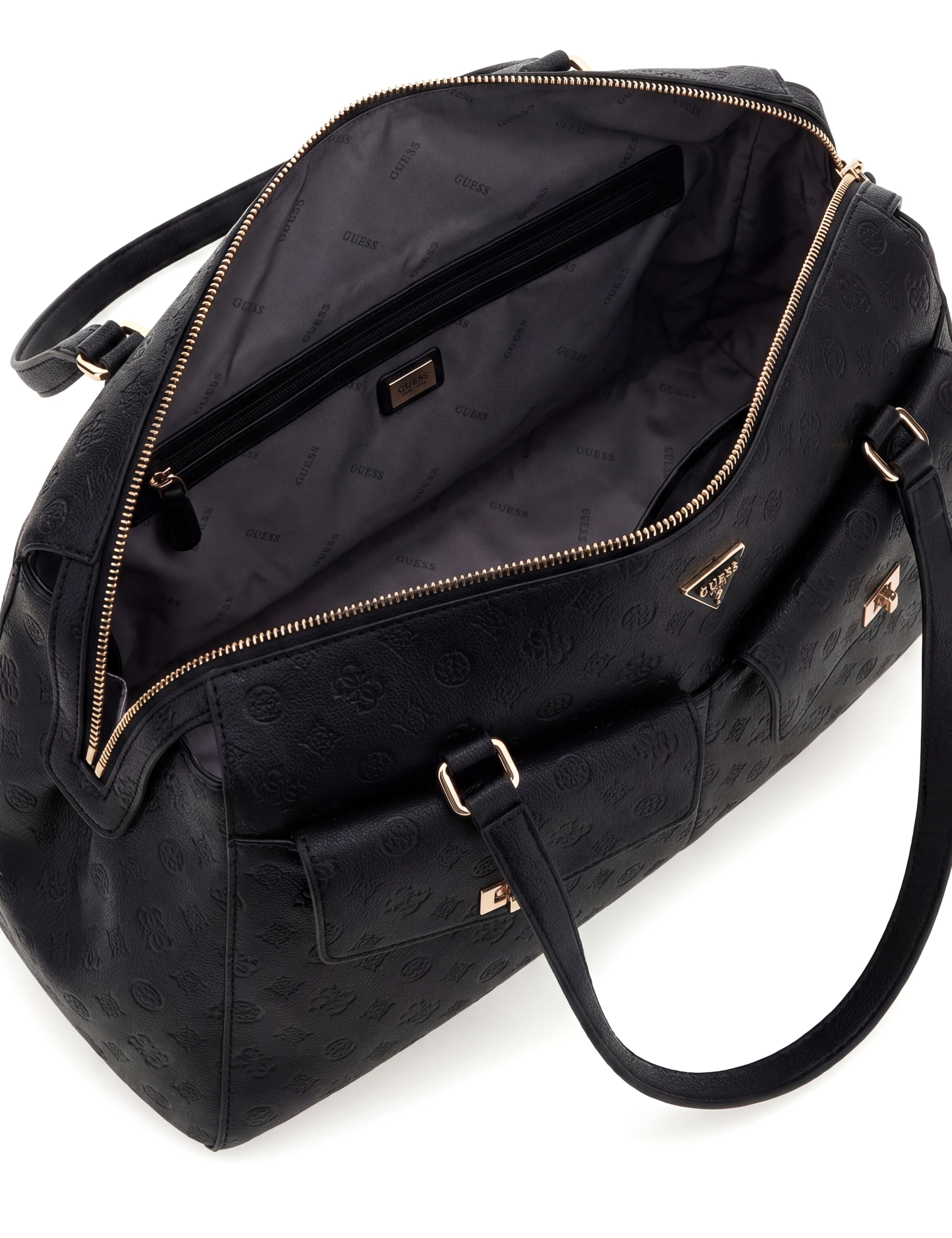 Guess Sac à bandoulière »BLAKE DOME TOTE« Sac à bandoulière pour femmes, sac à main avec fermeture éclair pratique
