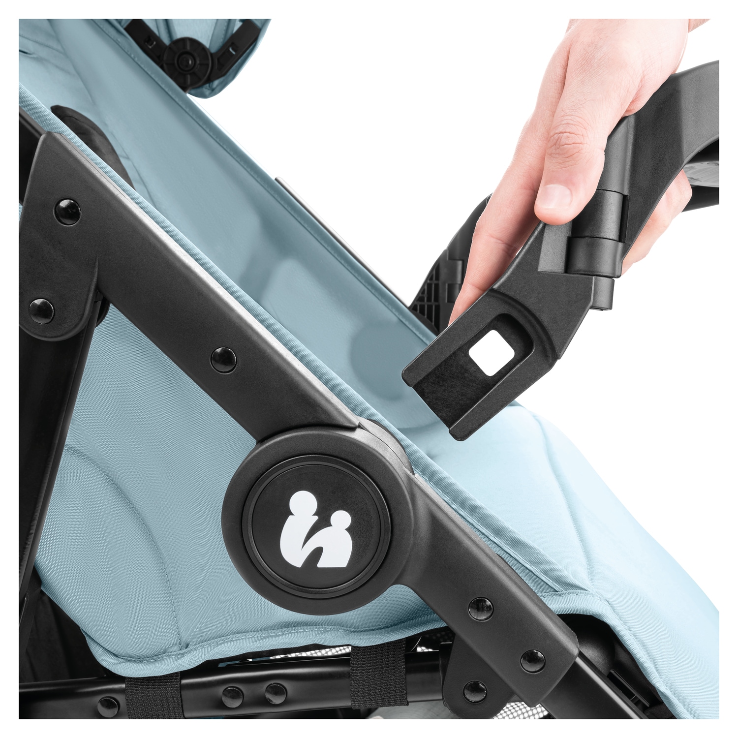 Hauck Poussette pour enfants »Shop N Care, Dusty Blue« 22 kilos bis 22 kg belastbar; kompatibel mit Babyschale