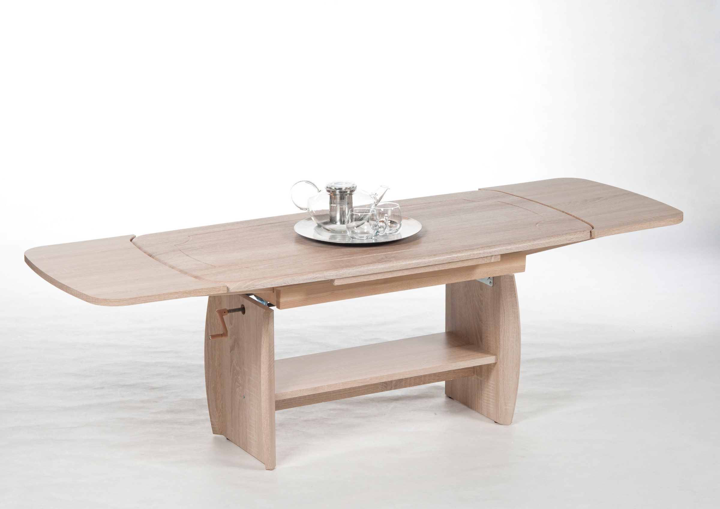 Stolkom Table basse »Kirk« hauteur réglable, table avec rallonge