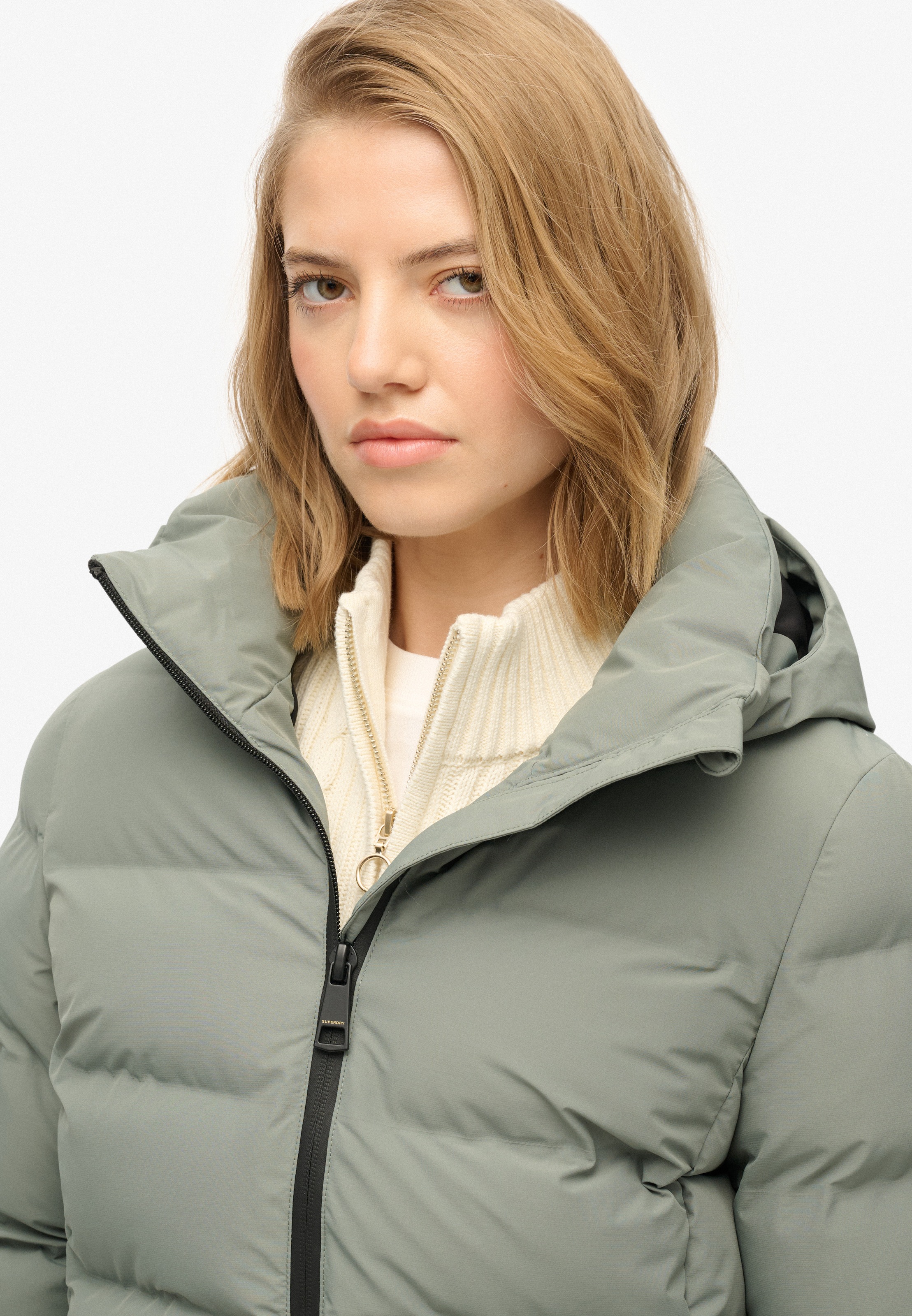 Superdry Veste matelassée »CITY MID PADDED JACKET« mit Kapuze