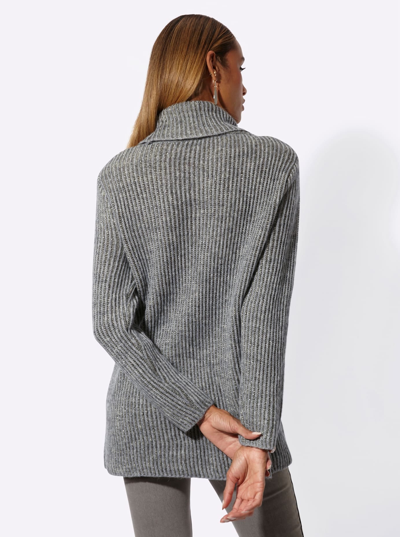 creation L Pull à col roulé »Woll-Alpaka-Mix-Pullover«
