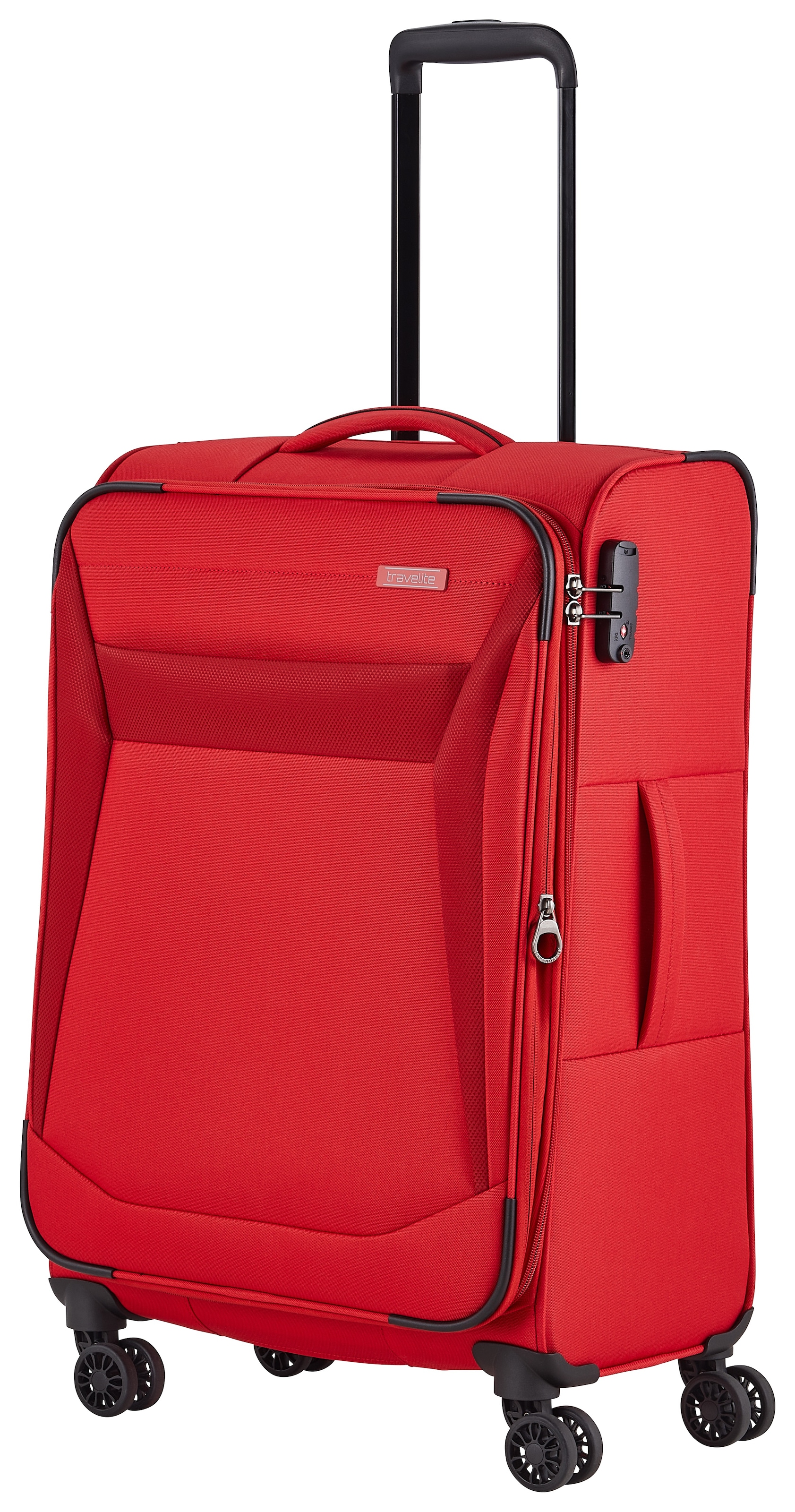 travelite Trolley à bagages souples »CHIOS Reisekoffer« 60 litre 4 Rollen serrure TSA – bagage de voyage flexible
